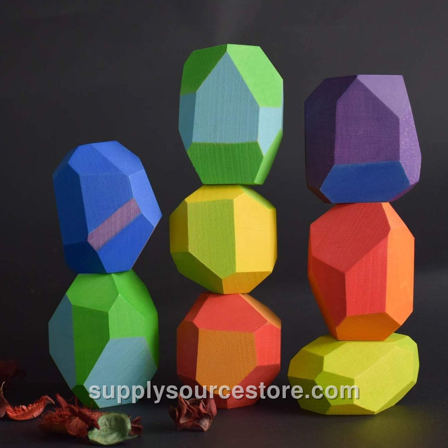 Wooden Stacking Stones Tumi Ishi