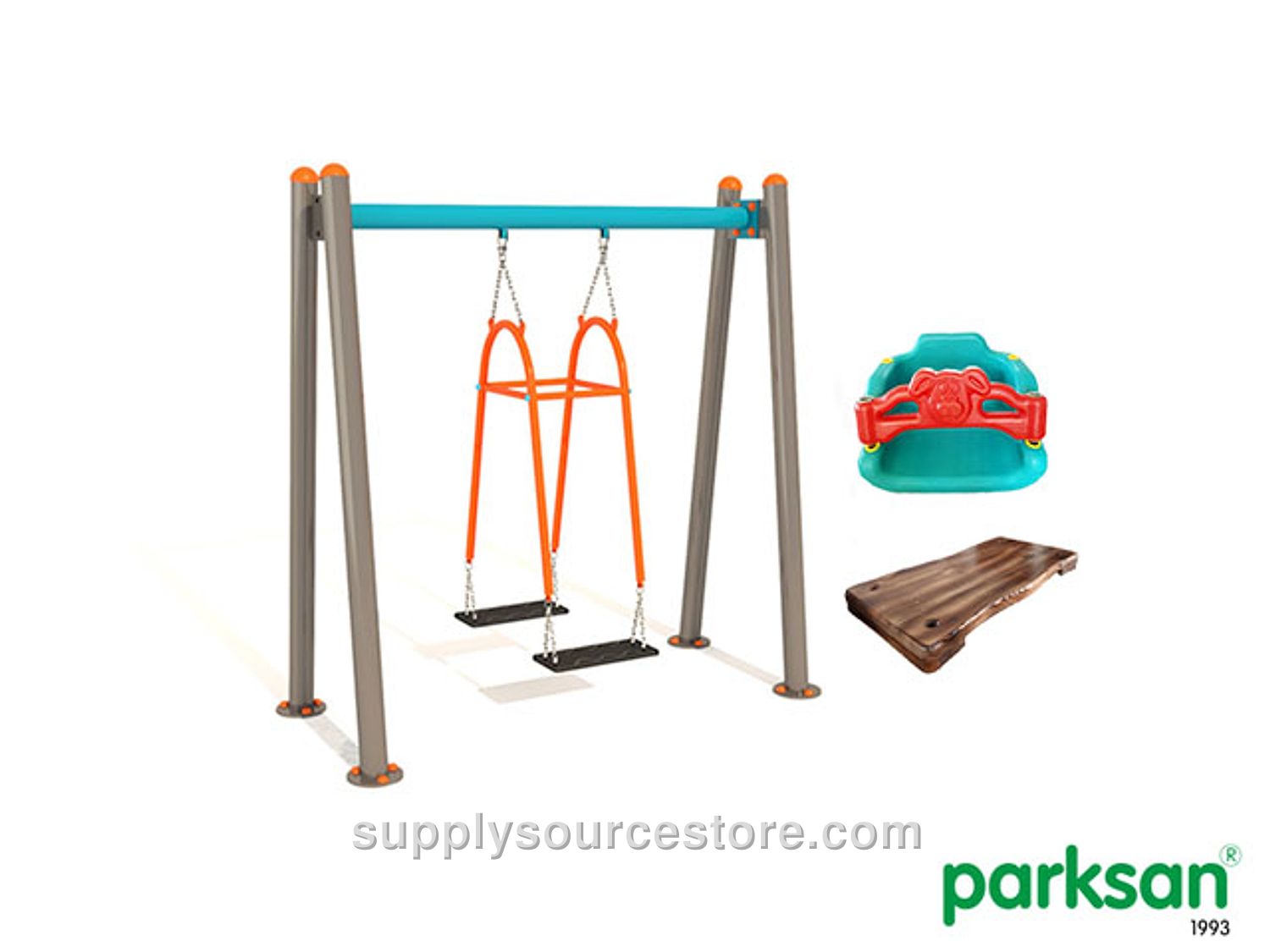 Dual-User Playground Swing
