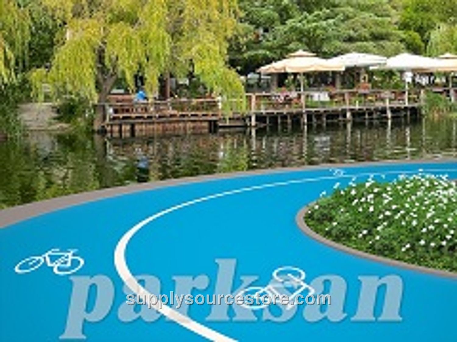 Acrylic Floor Coating Application (Bicycle Path)