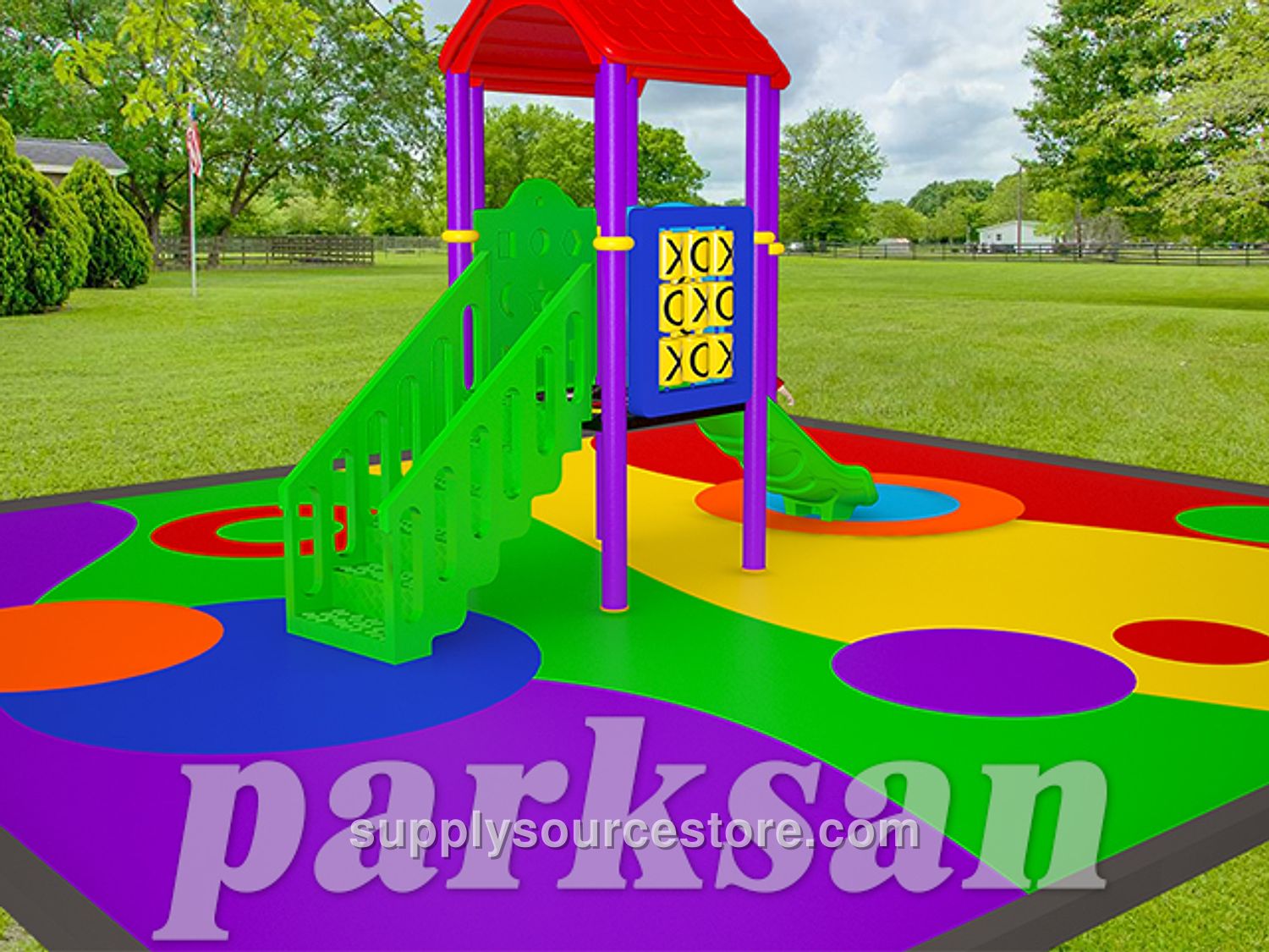 03 EPDM Surface Poured Rubber Flooring