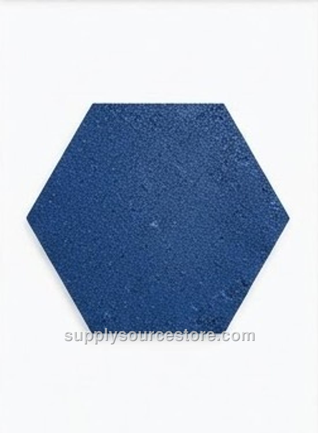 Rubber Tile Hexagonal Model (Blue)