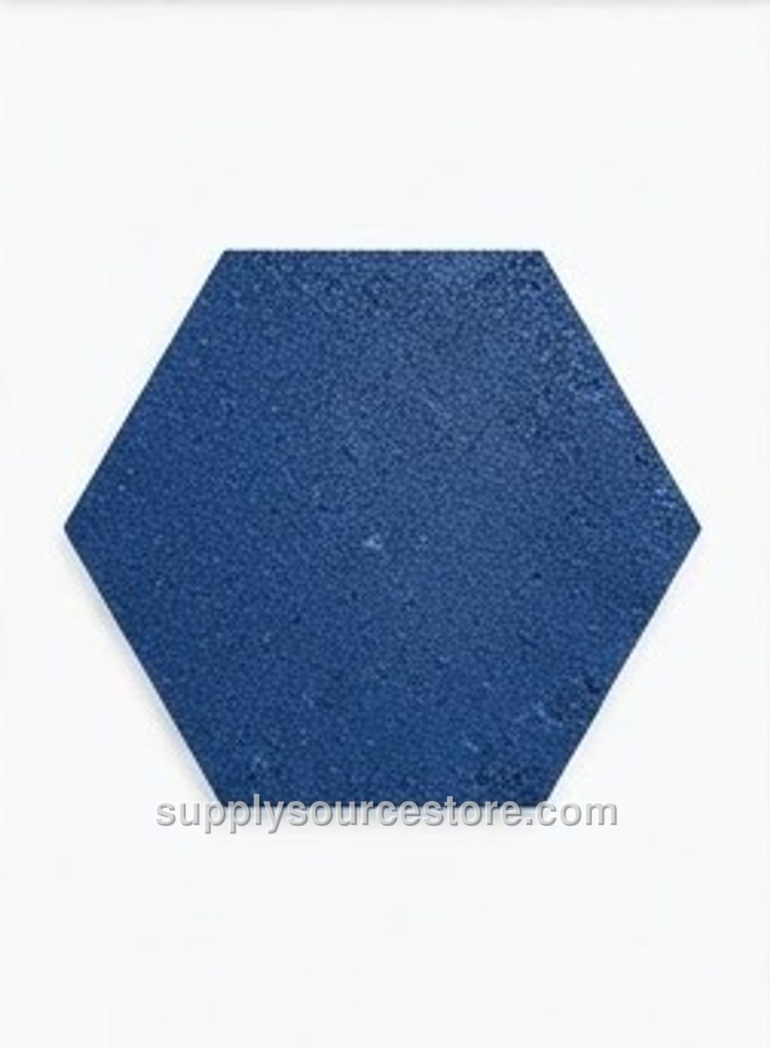 Rubber Tile Hexagonal Model Custom Colors (Blue)