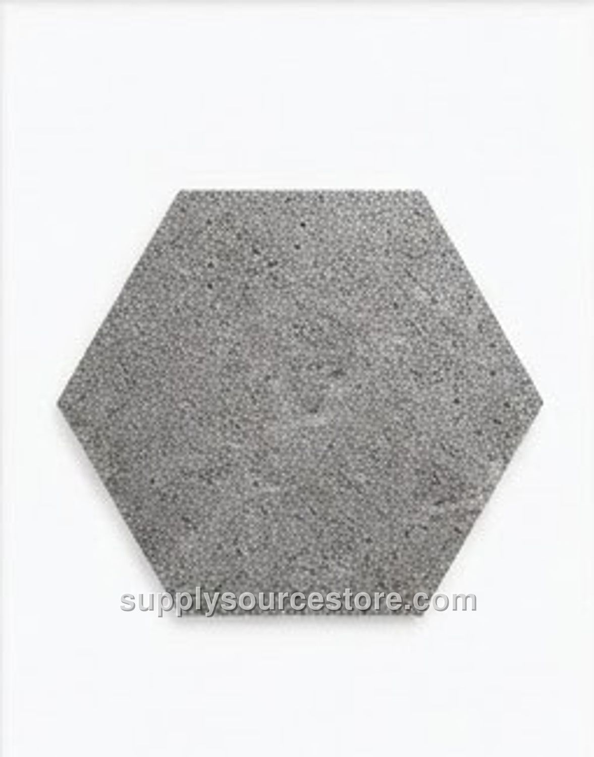 Rubber Hexagon Tile Custom Colors (Gray)