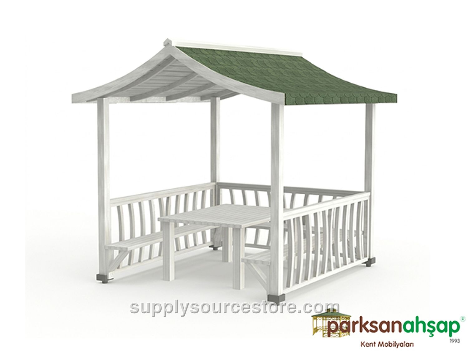 Wooden Japanese Roof Mini Gazebo 200(L)x300(W)x310(H)