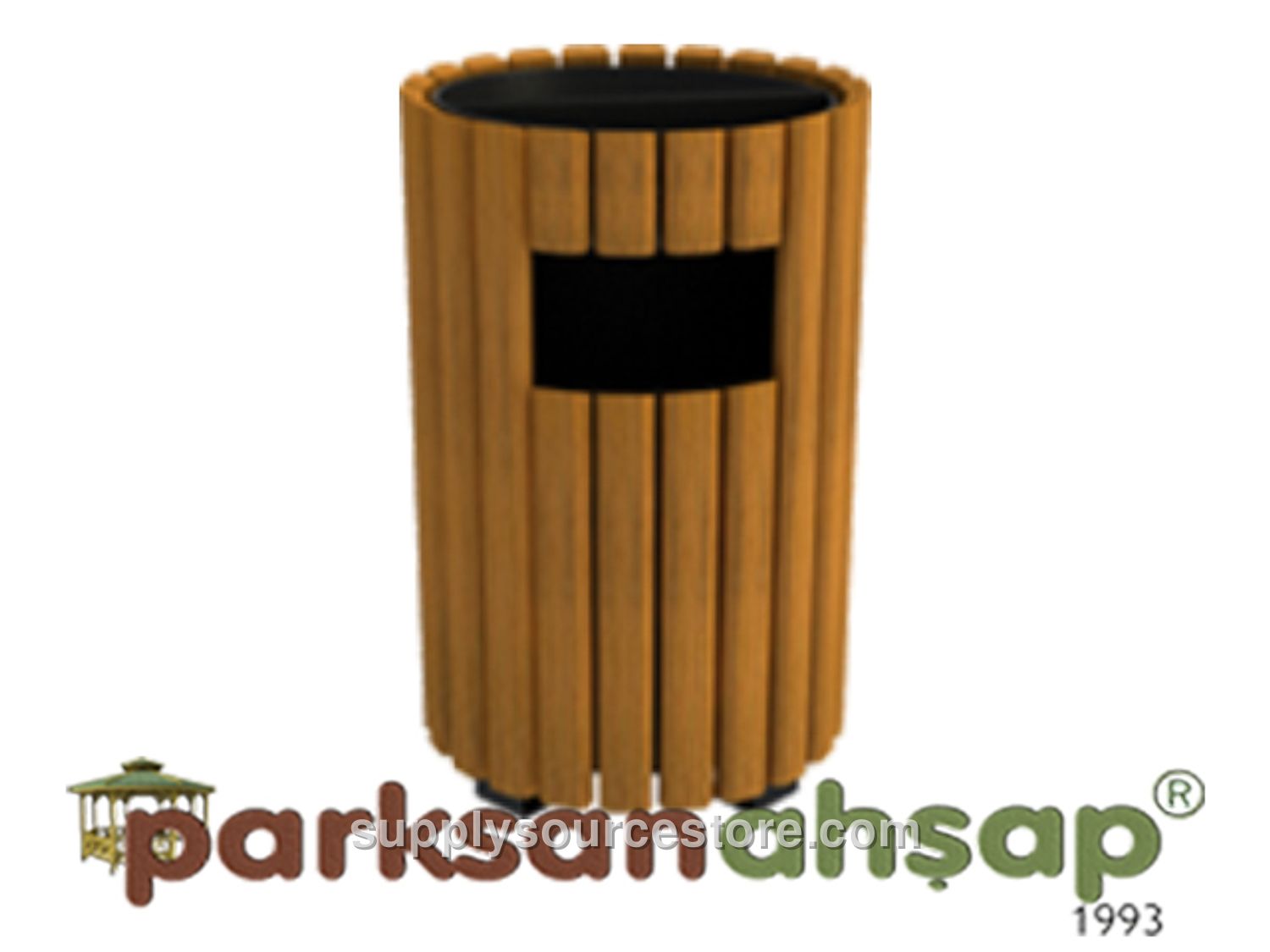 Wood – Outdoor Wooden Litter Bin 35(W) x 57(H)