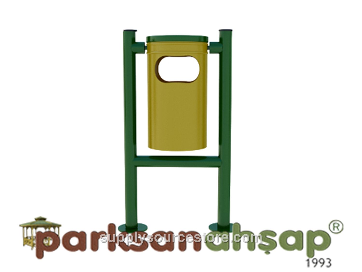 Wood – Outdoor Metal Litter Bin