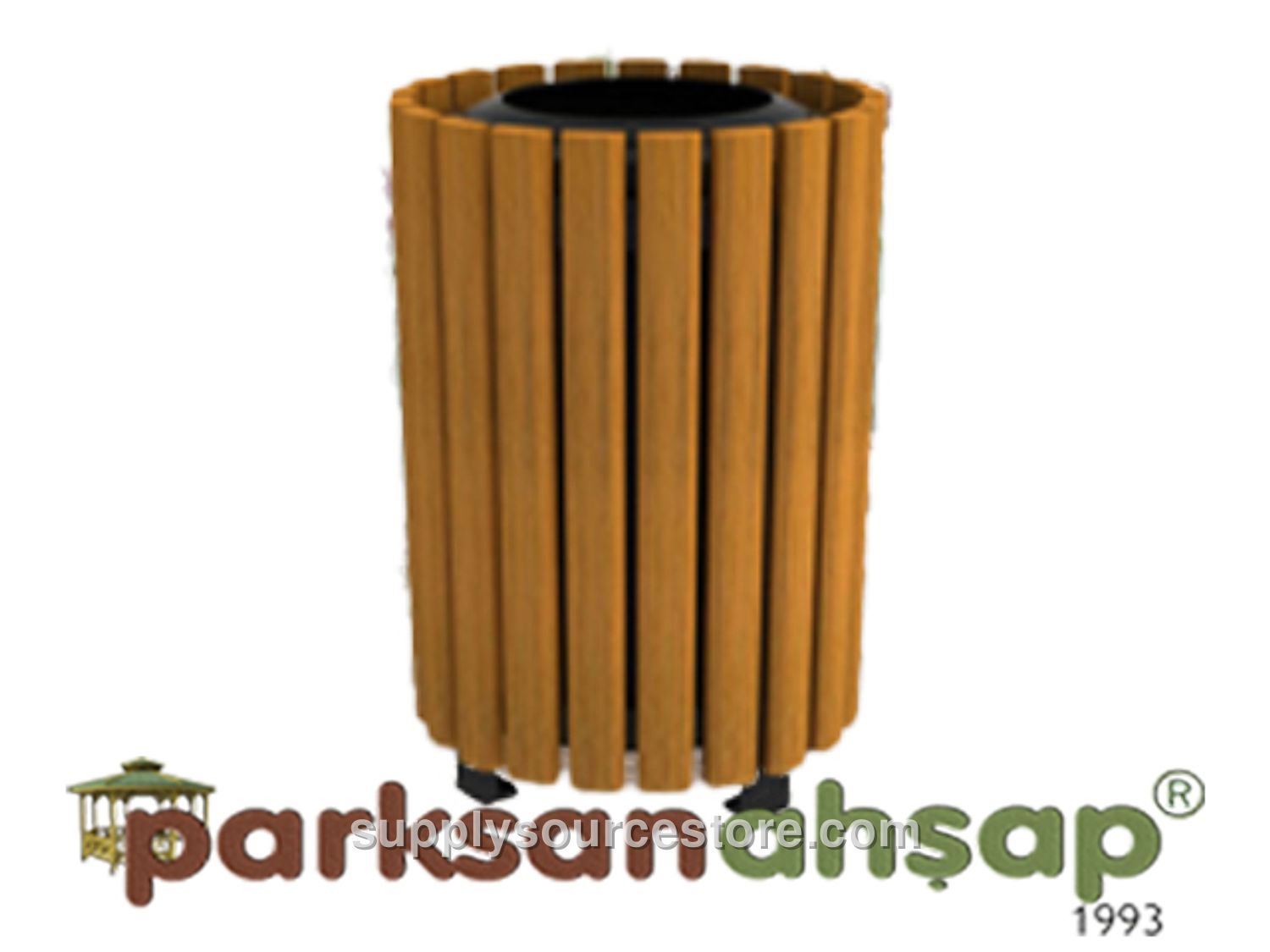 Wood – Outdoor Wooden Litter Bin 35(W) x 57(H)
