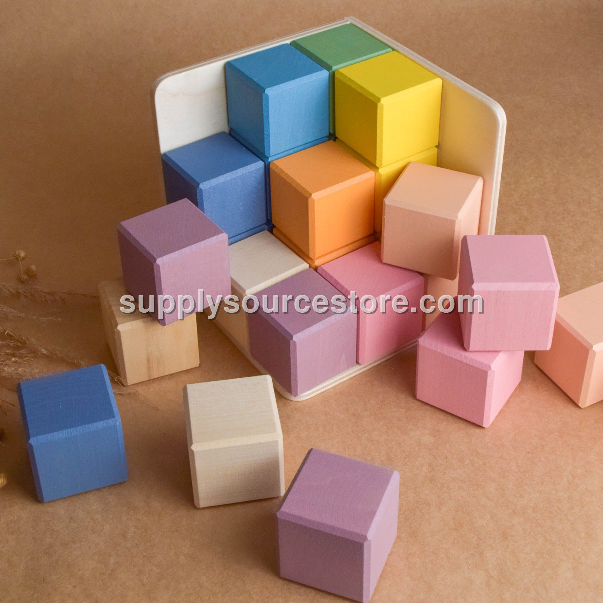 Pastel Cubes in Cube