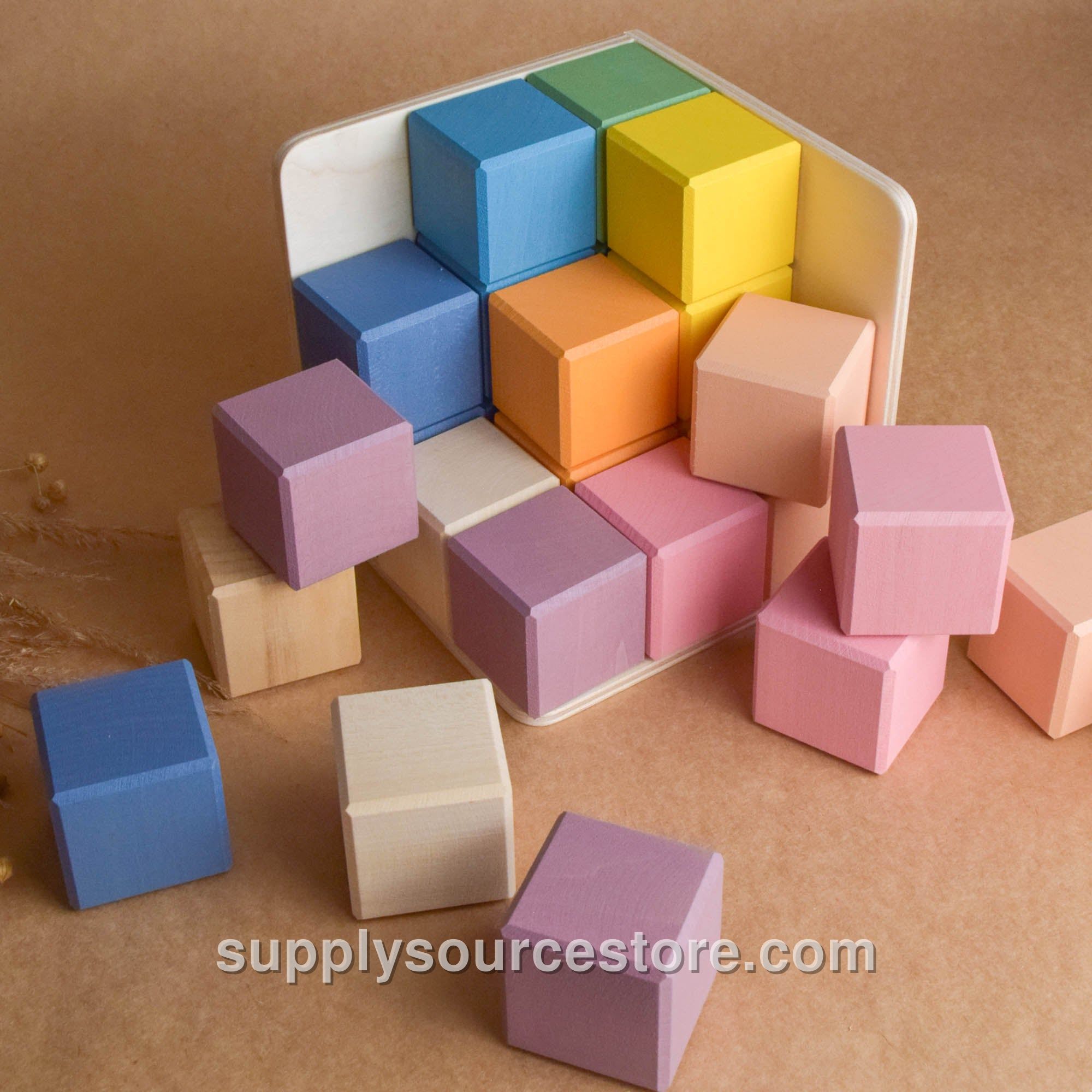Pastel Cubes in Cube