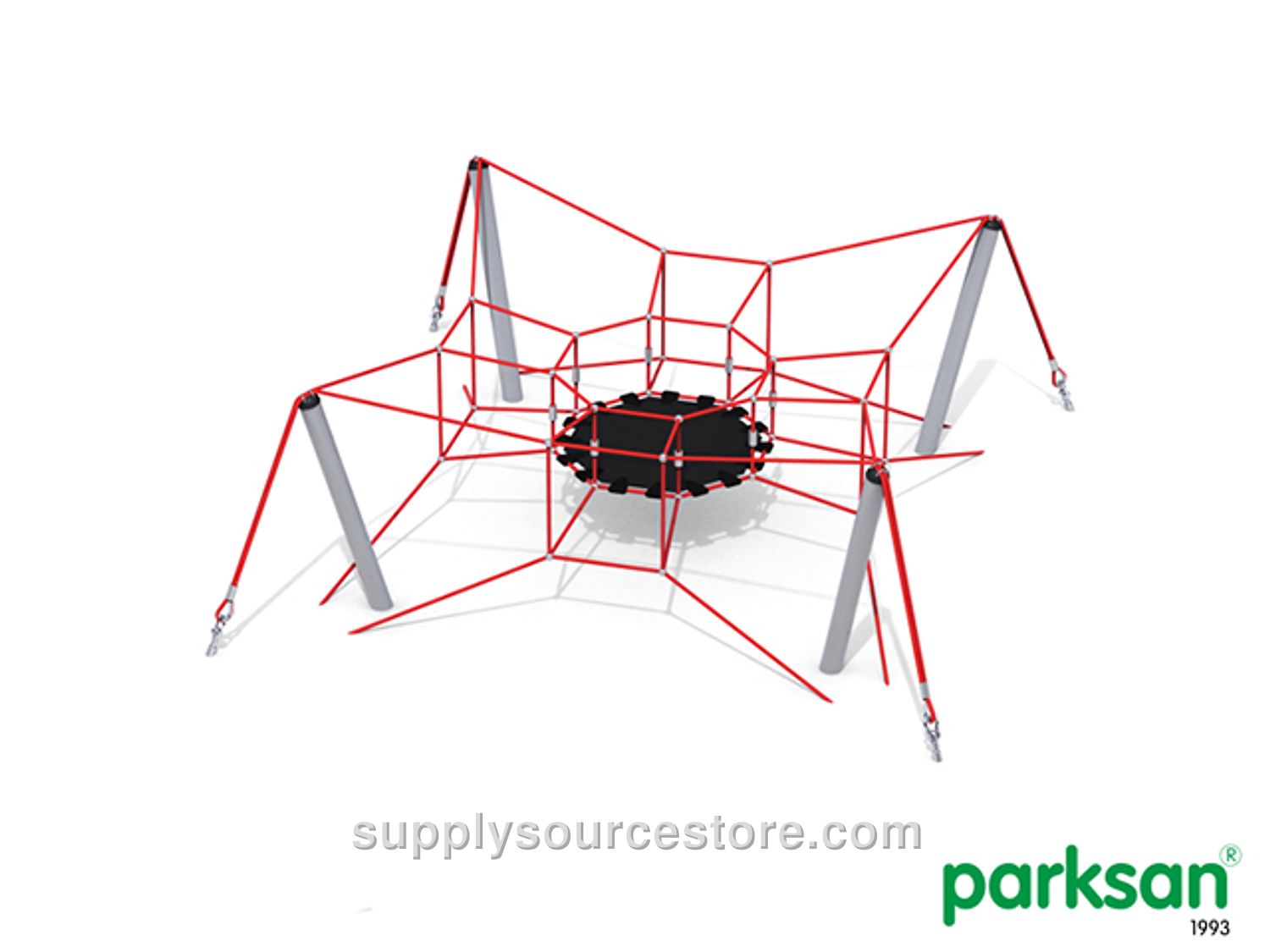 Rope Climbing Spider Trampoline