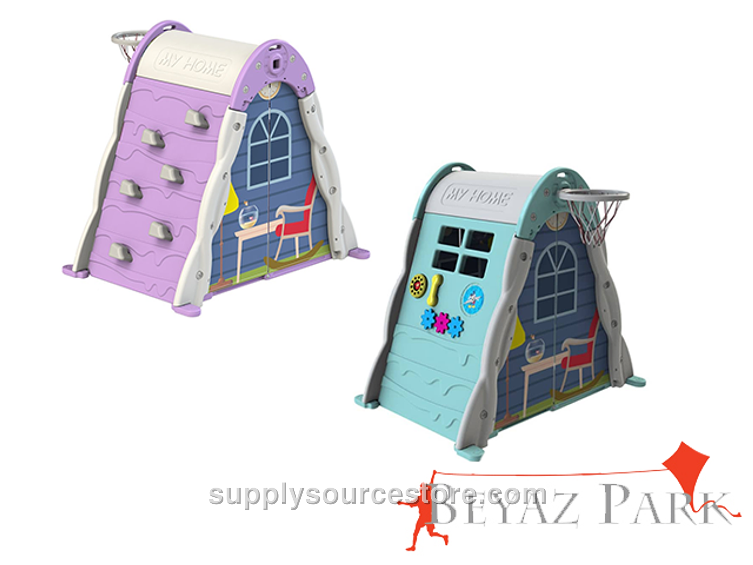 Climbing Playhouse with Pot