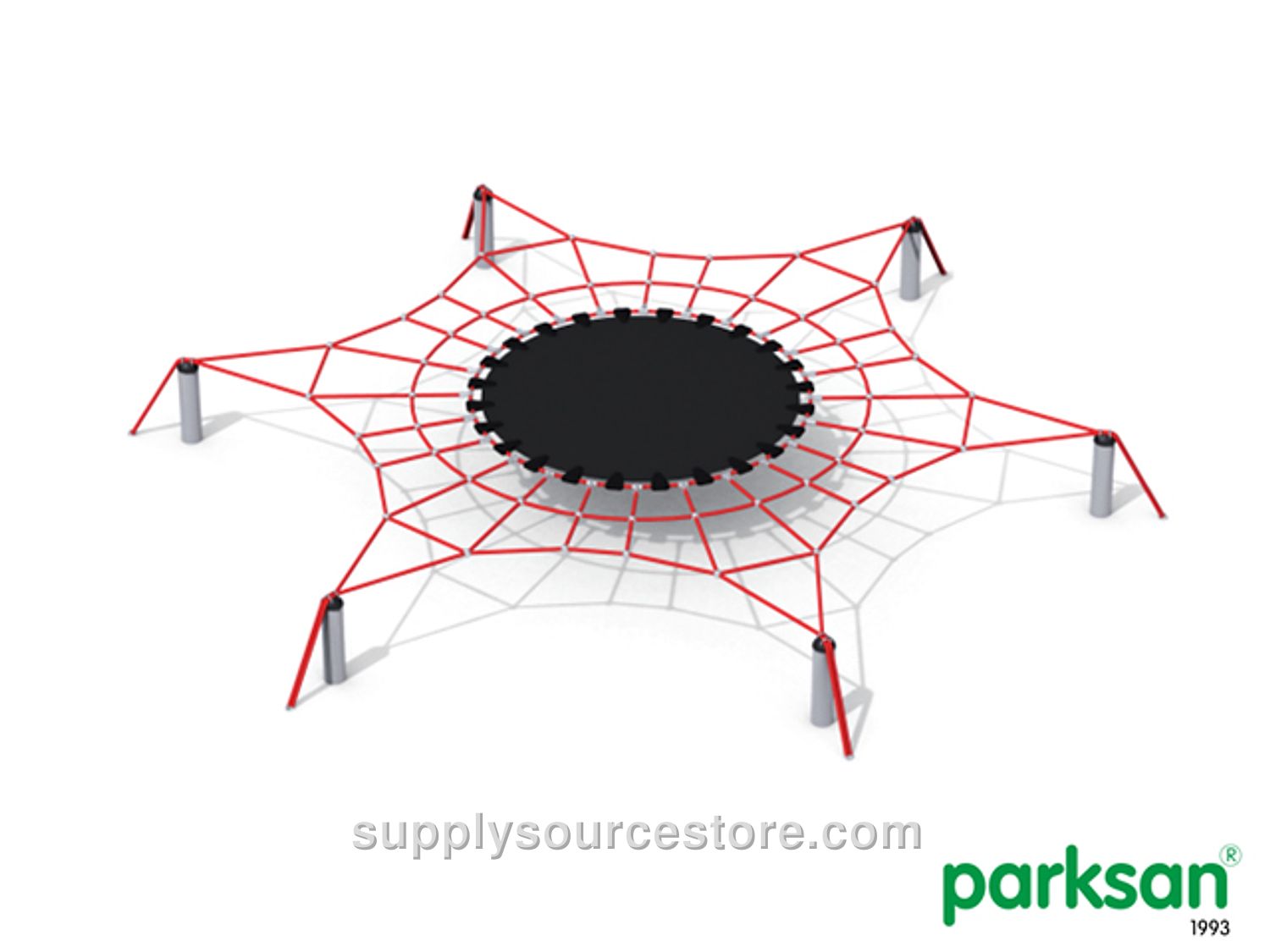 Spider Climbing Rope Trampoline