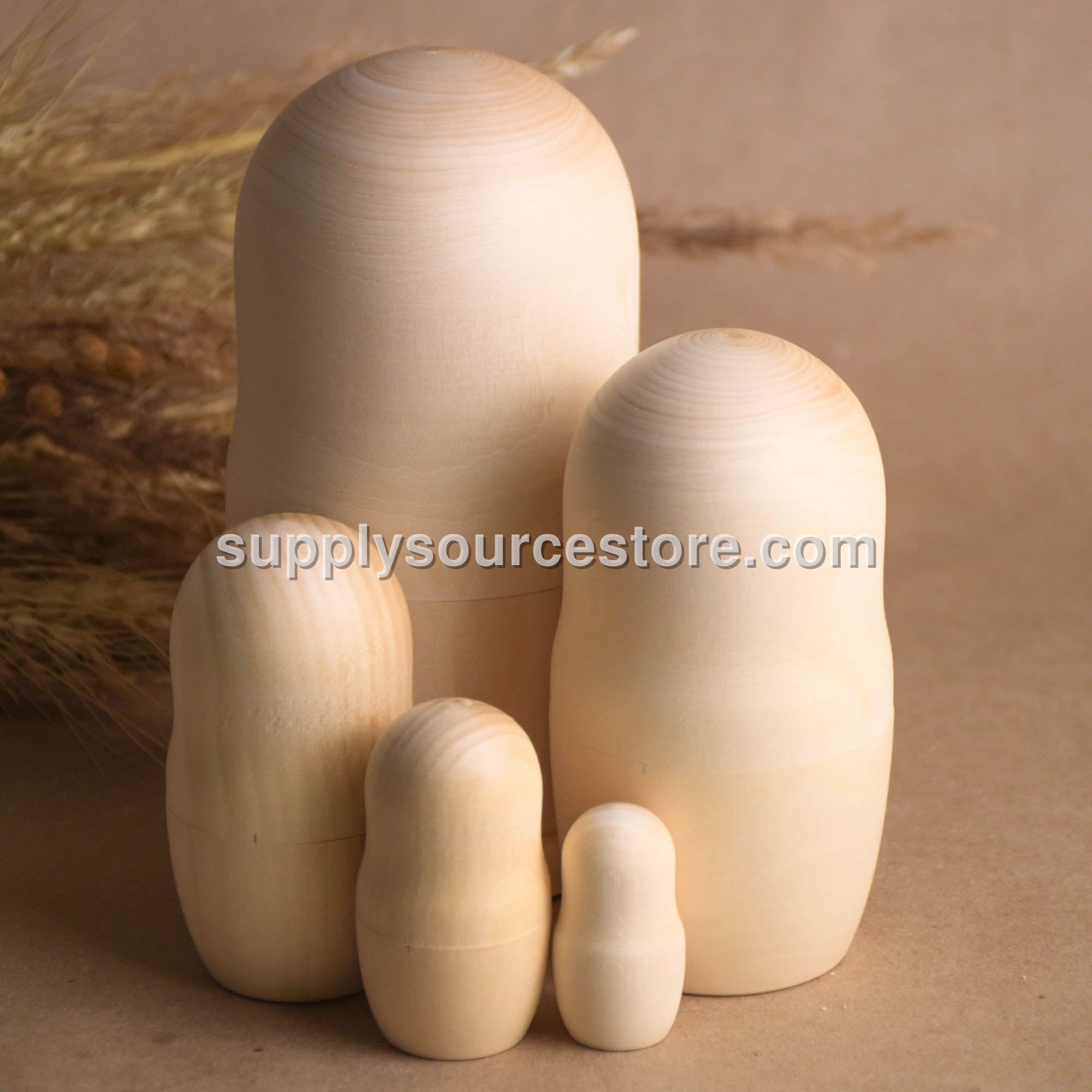 Blank Matryoshka Dolls 5 pcs.