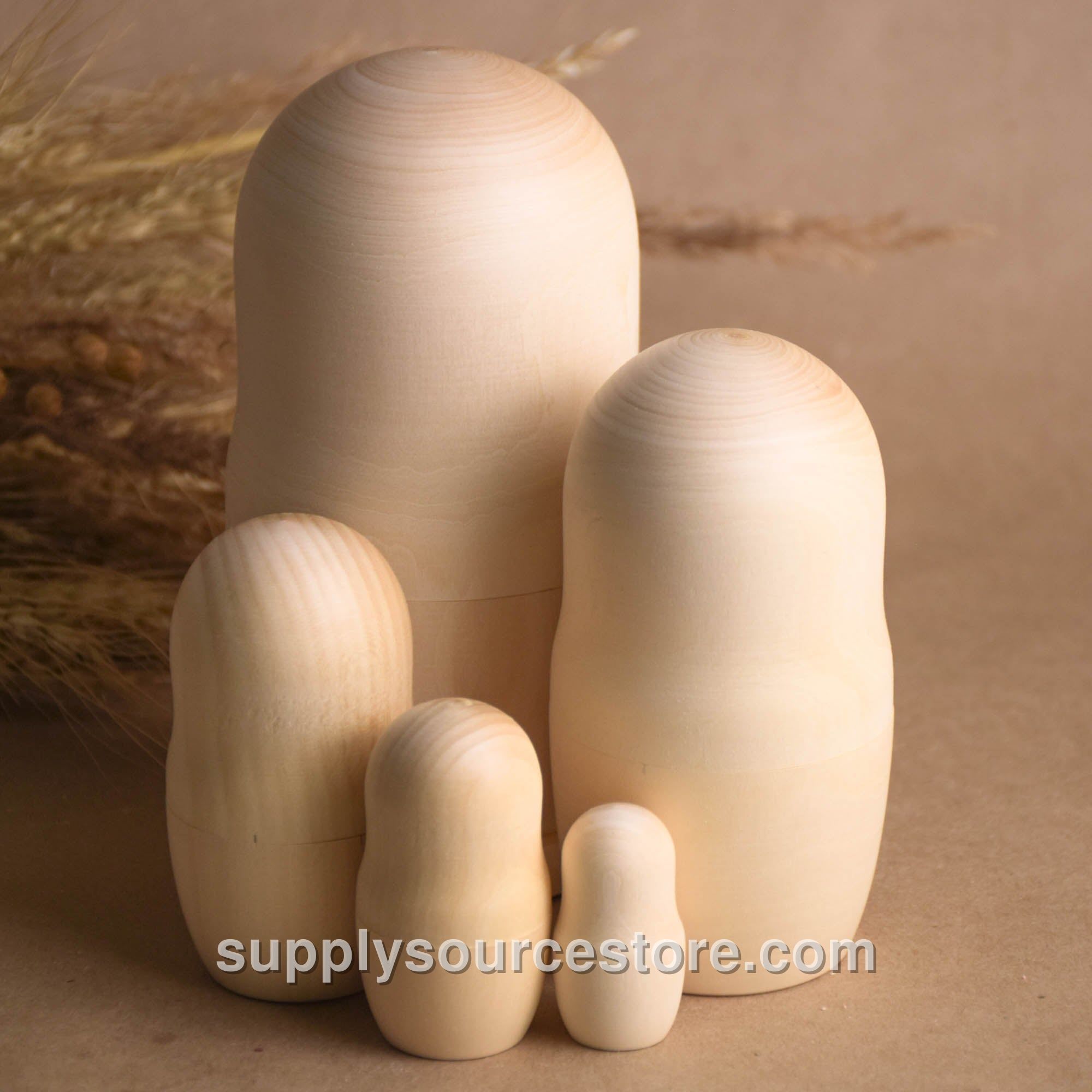 Blank Matryoshka Dolls 5 pcs.