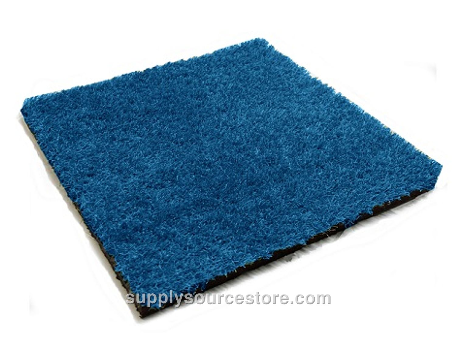 Synthetic Grass Covered Rubber Tile (50×50) Black & Blue