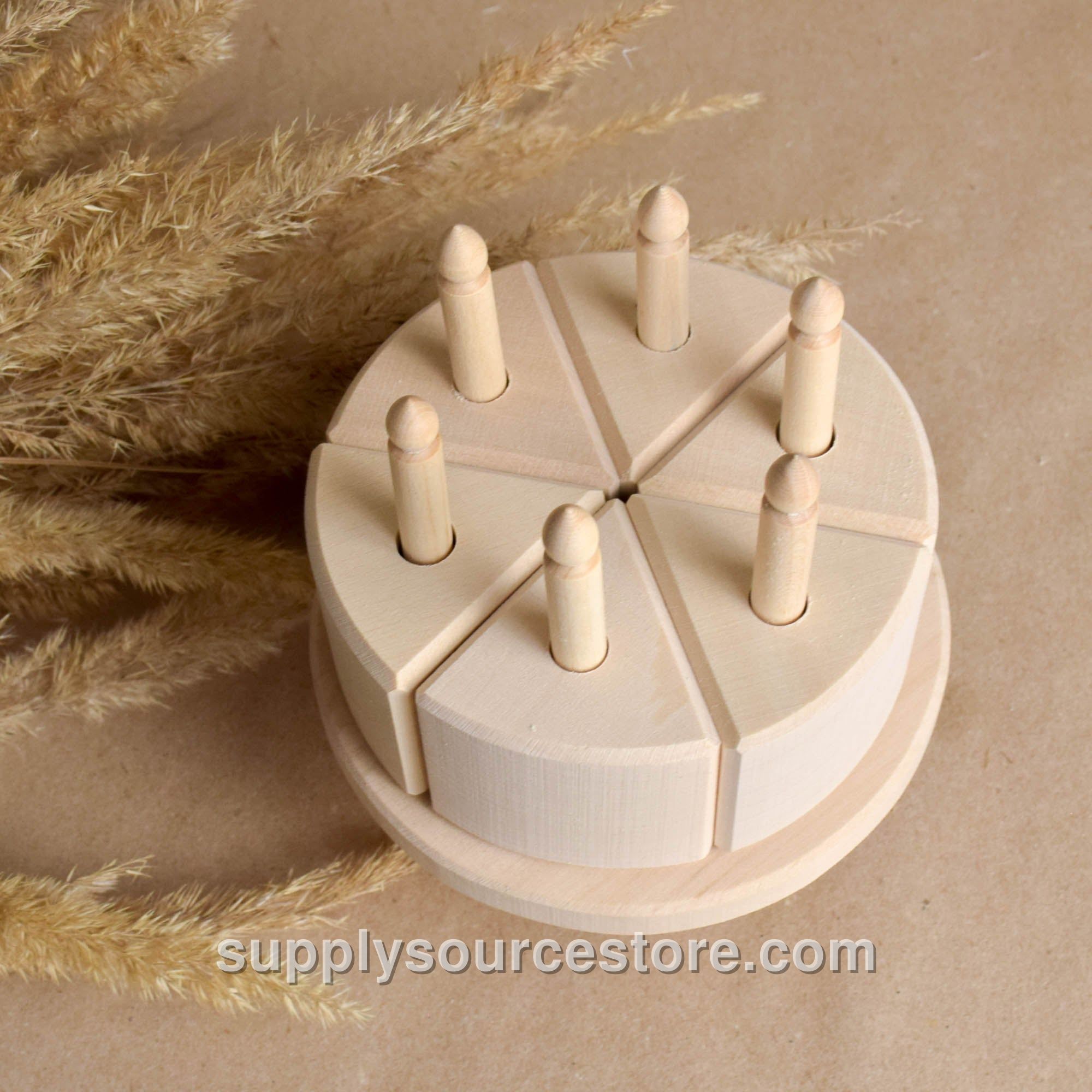 Cake with Candles Natural