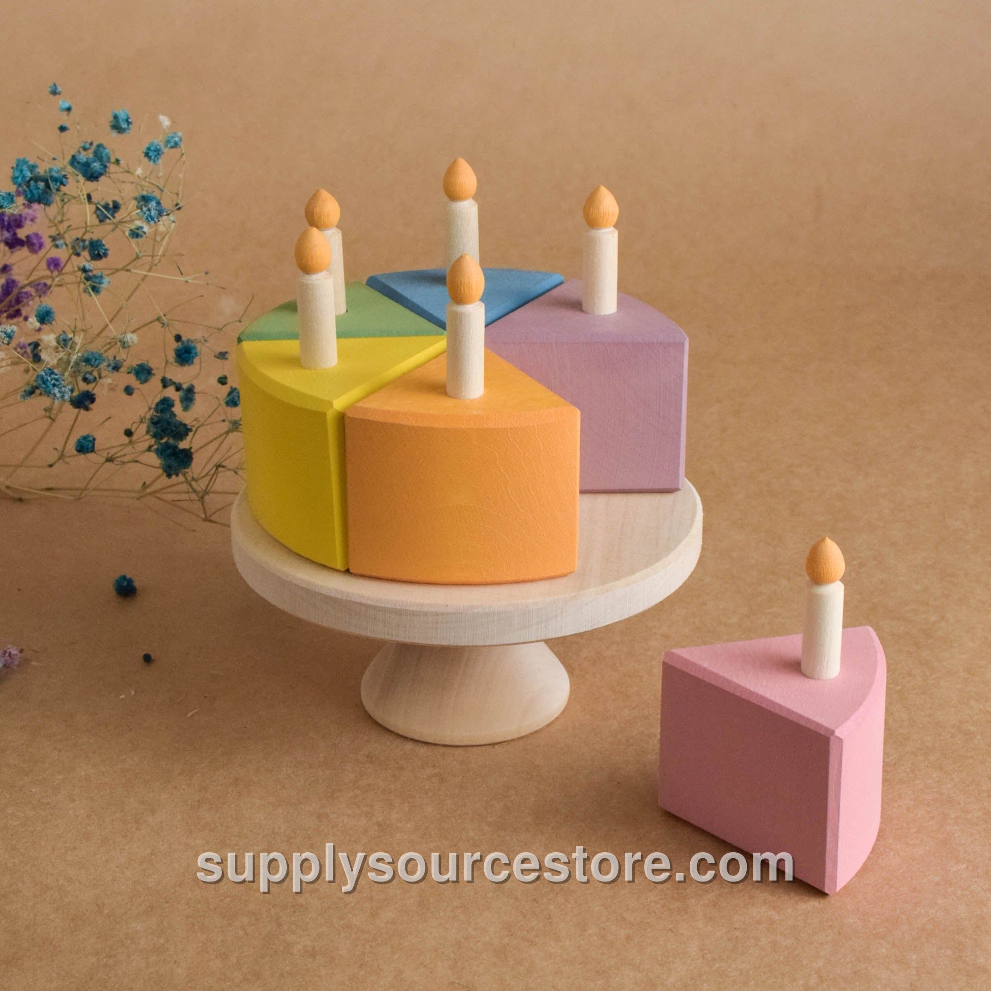 Cake with Candles Pastel