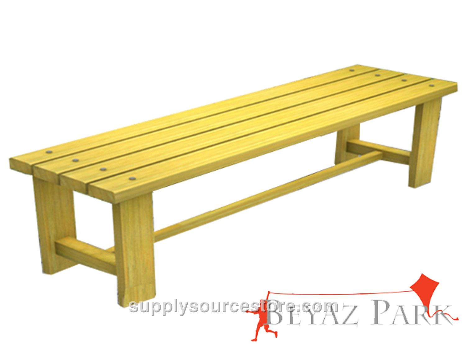 White Park – 70609 – Wooden Bench 140(L)x40(W)x45(H)