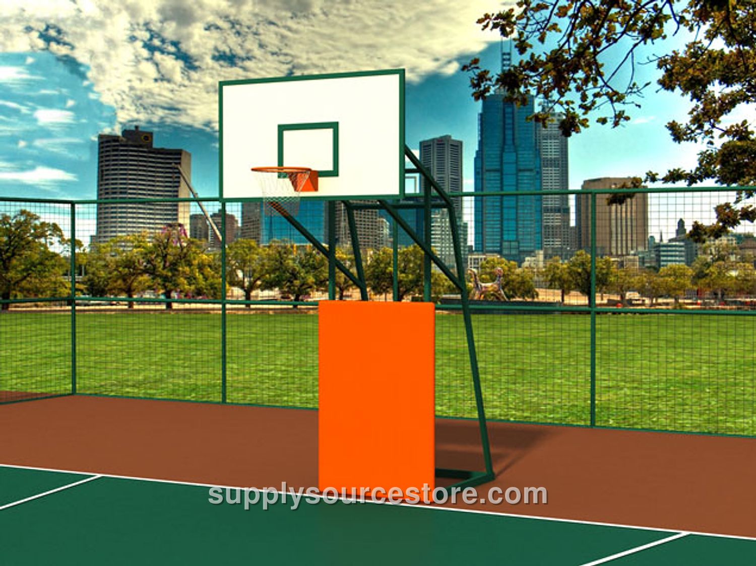 White Park – 05 – Four Leg Basketball Hoop-60292