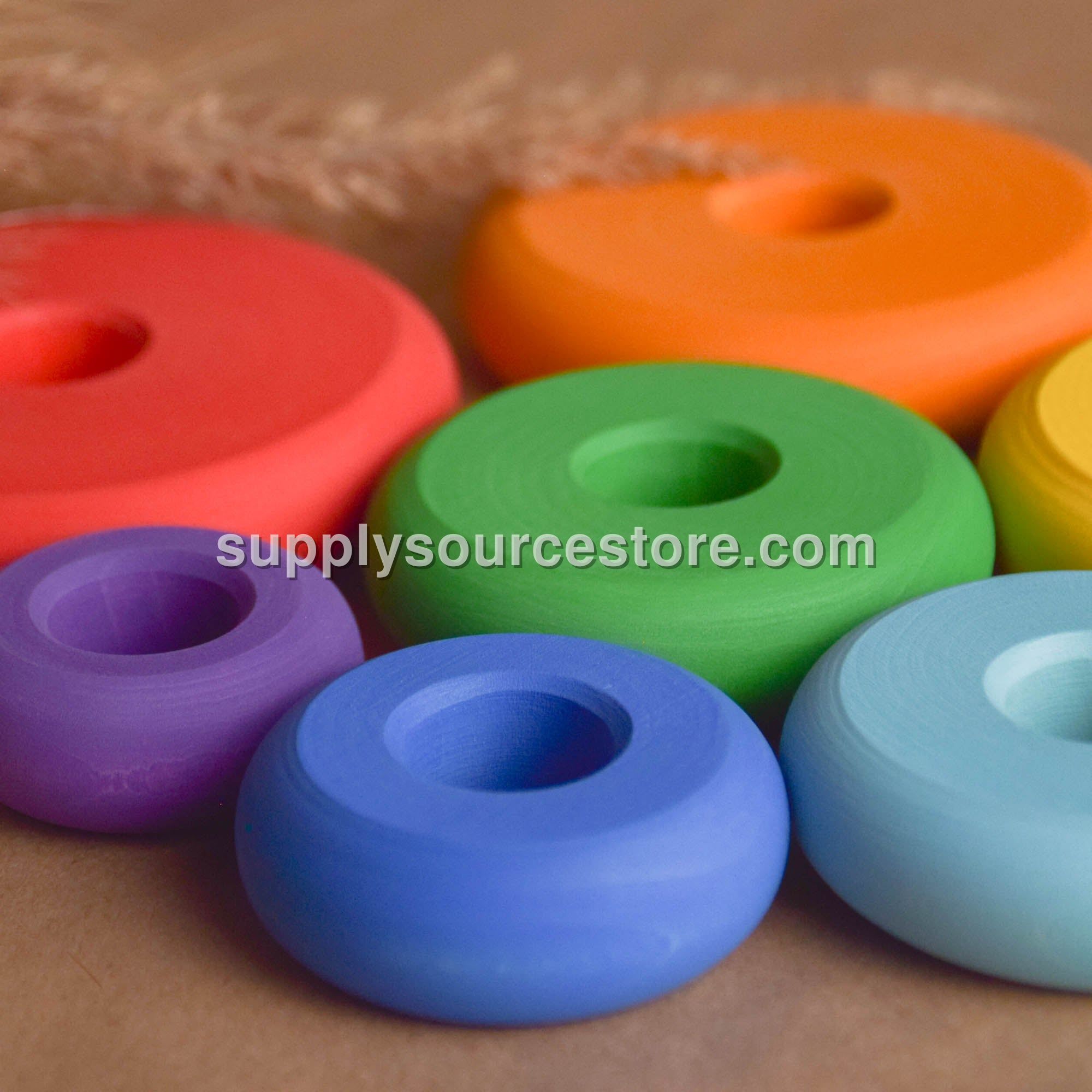 Rainbow Ring Stacking Toy Turned