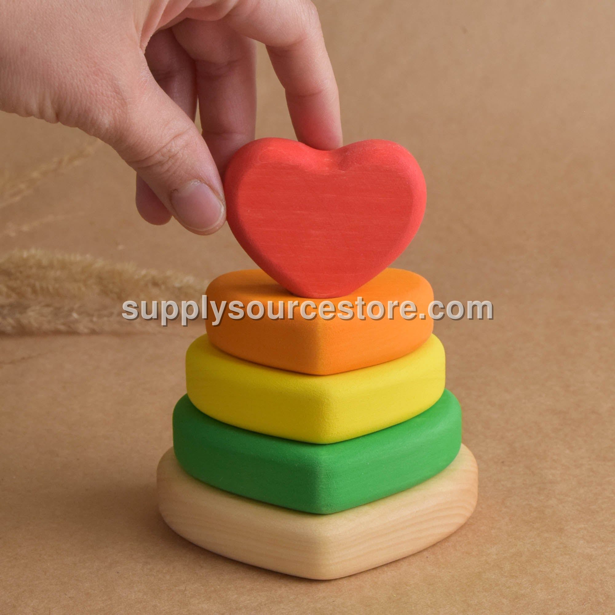 Heart Ring Stacking Toy