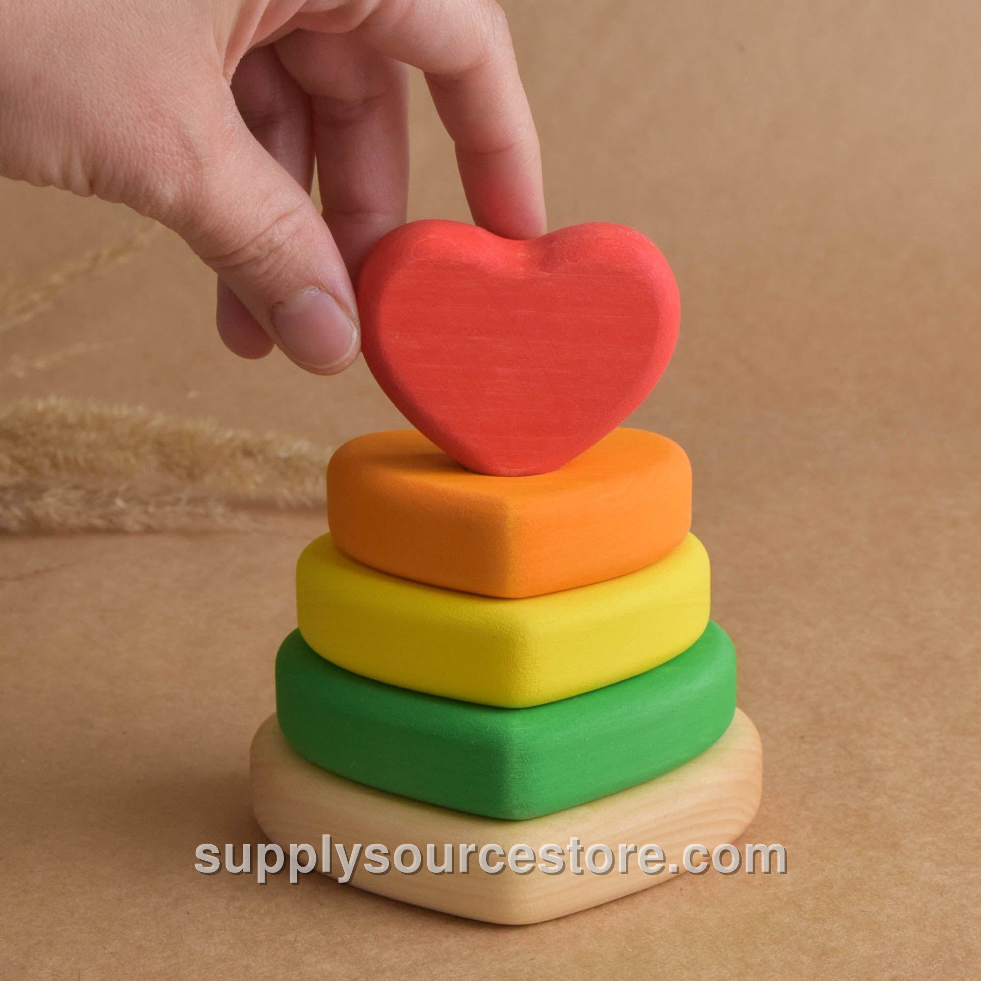 Heart Ring Stacking Toy