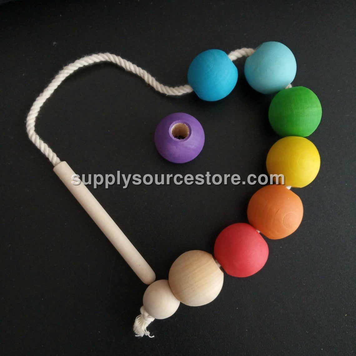 Rainbow Lacing Beads