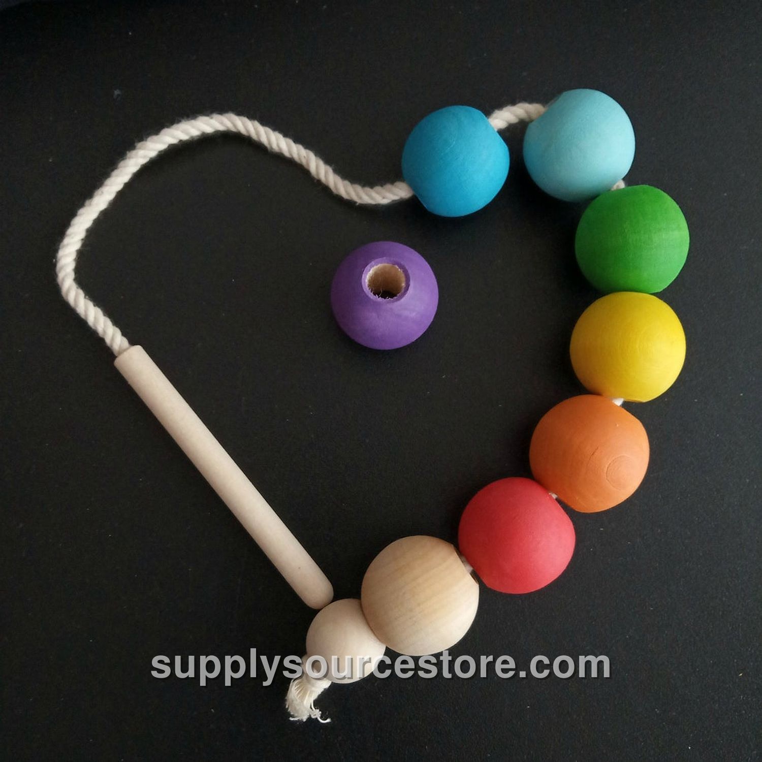 Rainbow Lacing Beads