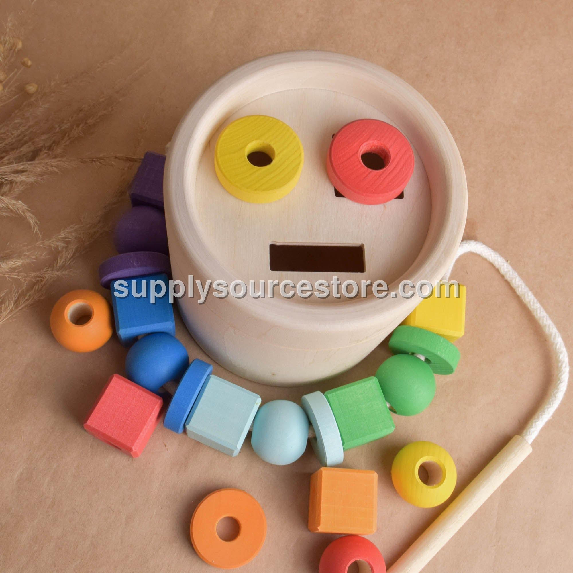 Shape Sorter with Lacing