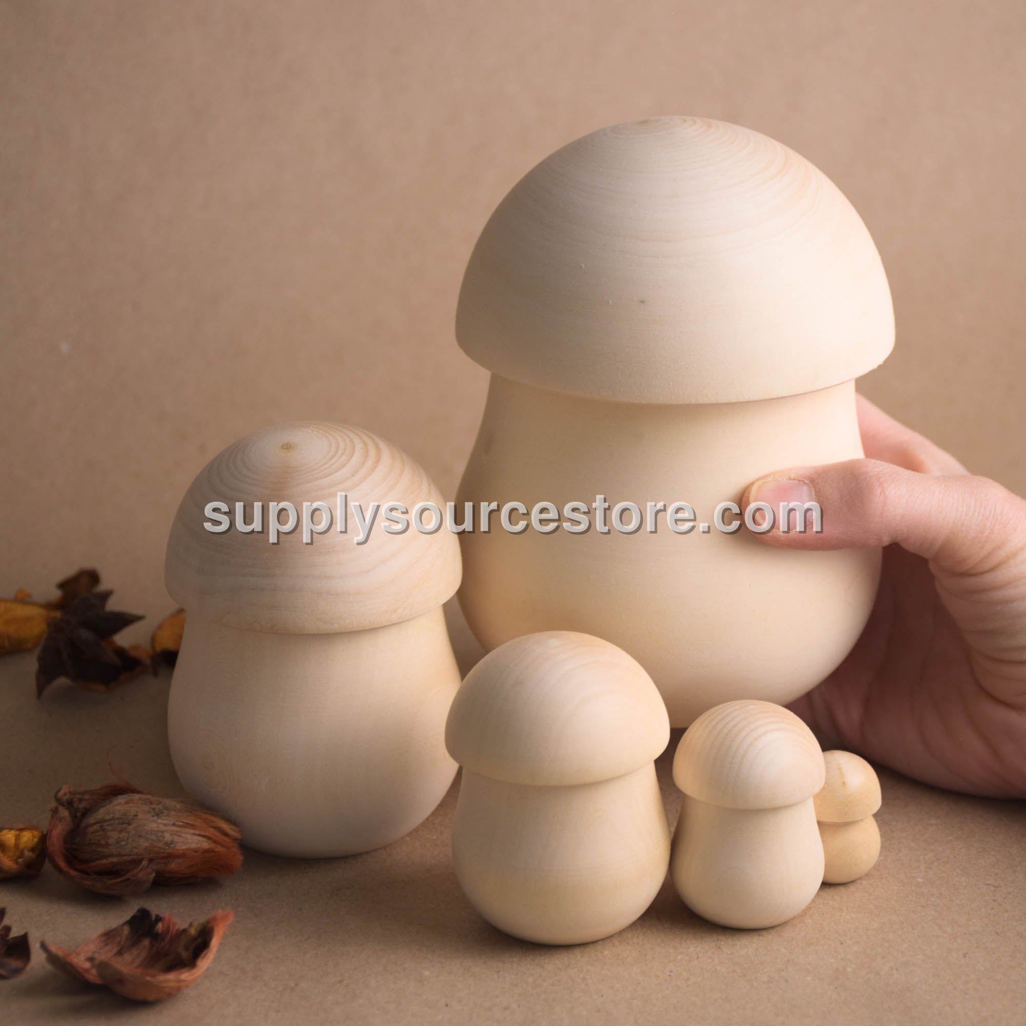 Natural Matryoshka Dolls Mushrooms