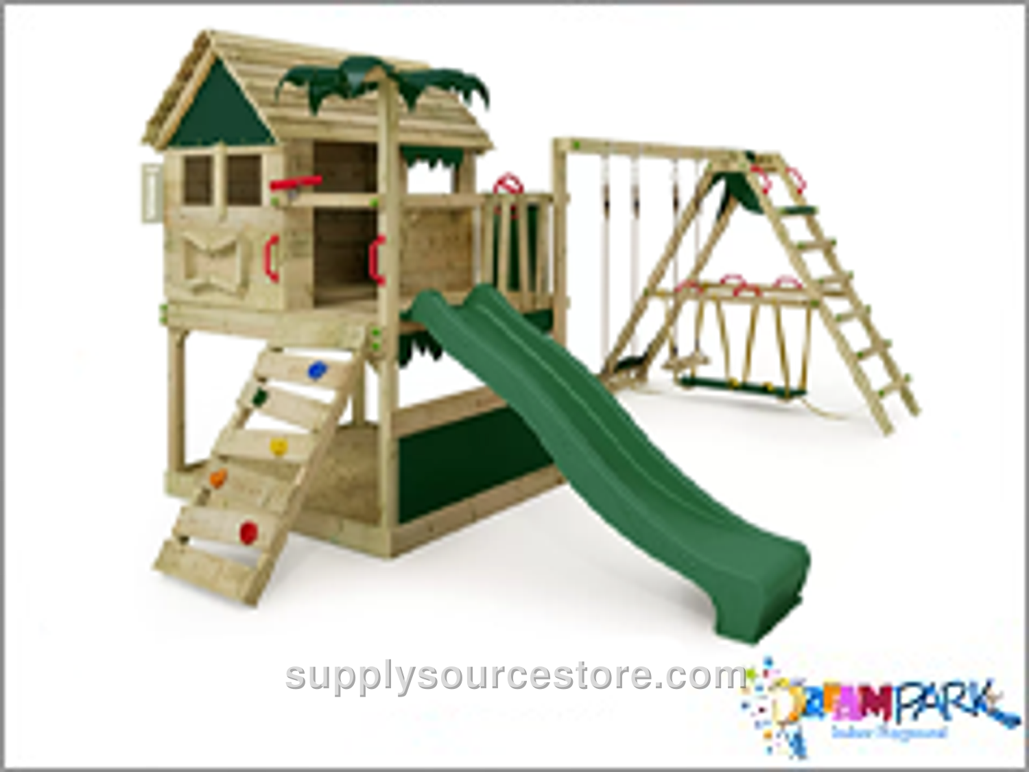 Wooden Balance Board Climbing Playhouse