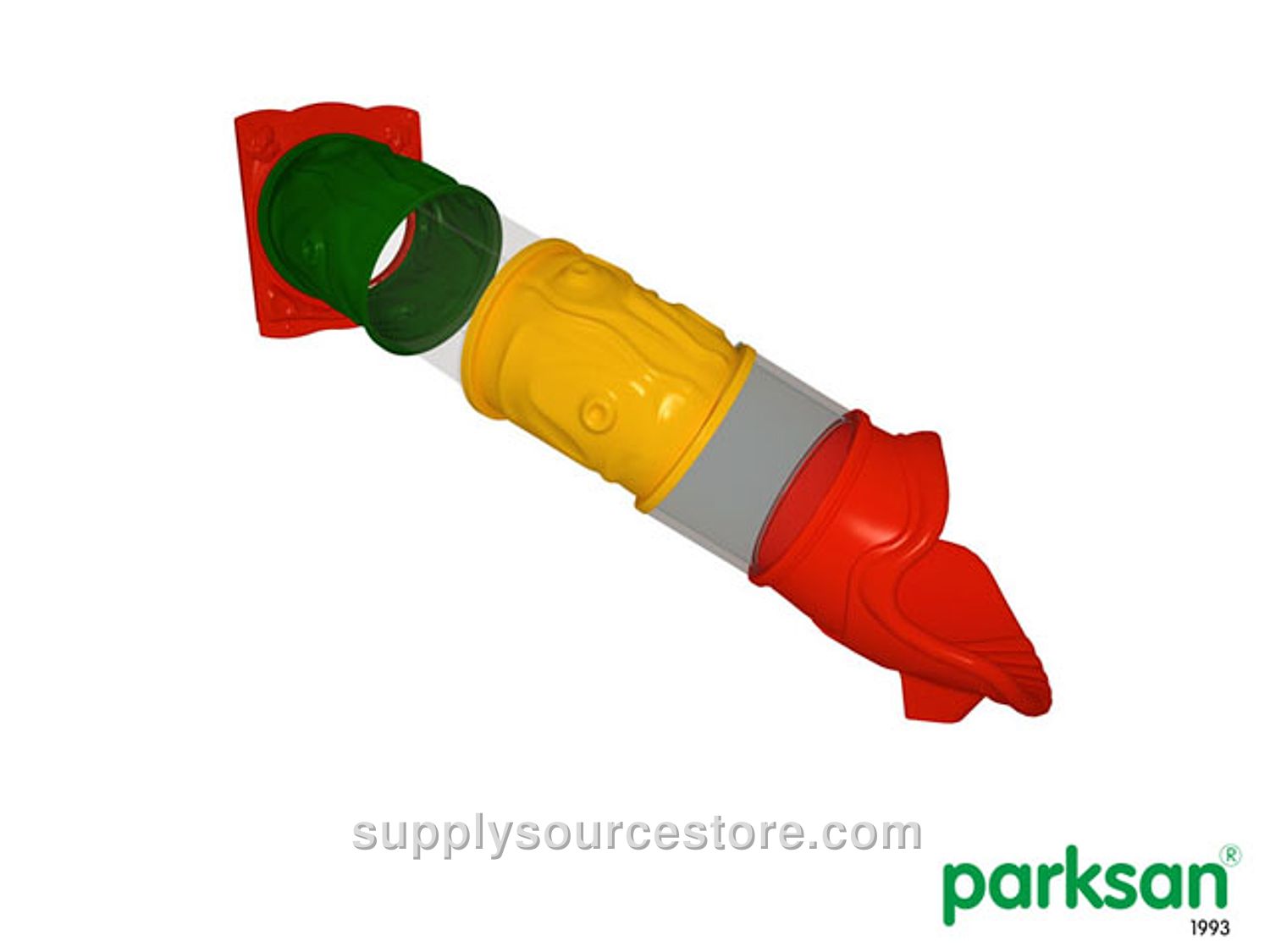 PYP 298 – Transparent Tube Screw Slide 150 cm (59.1 in) (Polyethylene)