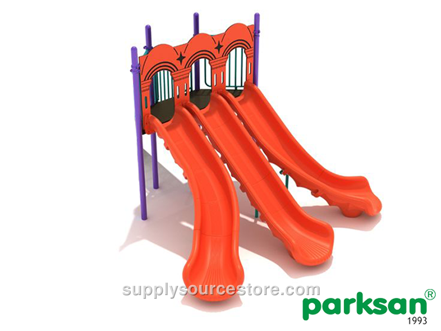 PYP 257 – Triple Arm Children Slide 150cm (59.1 in) (Polyethylene)