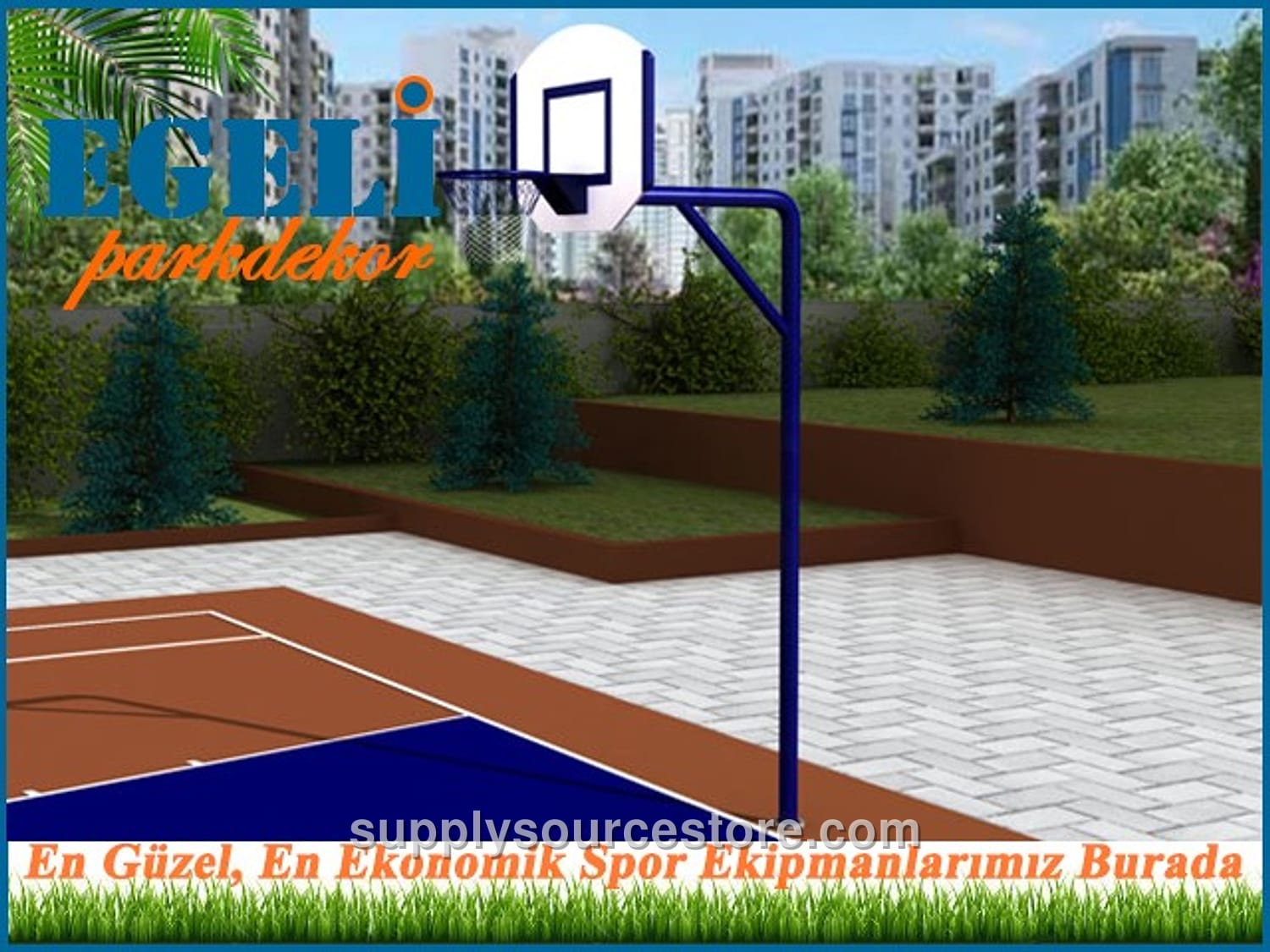 Training Basketball Fiber Backboard (90×120)