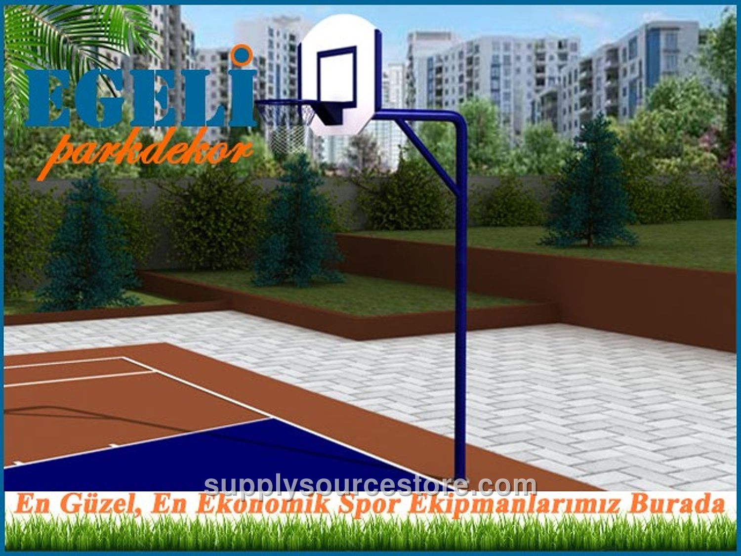 Training Basketball Hoop Fiber Panel (90×120)