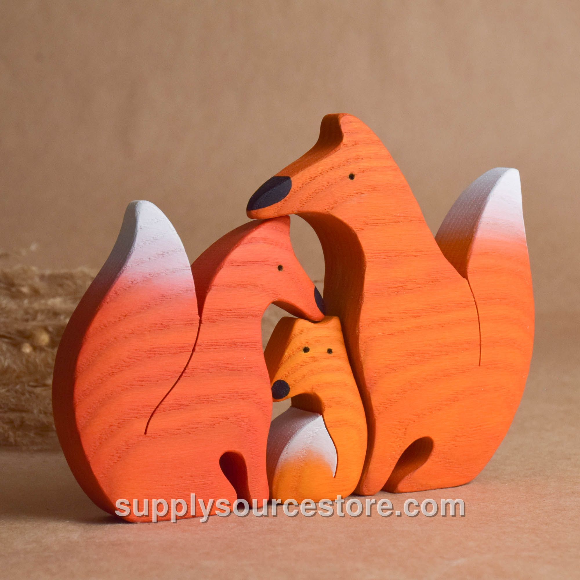 Foxes family