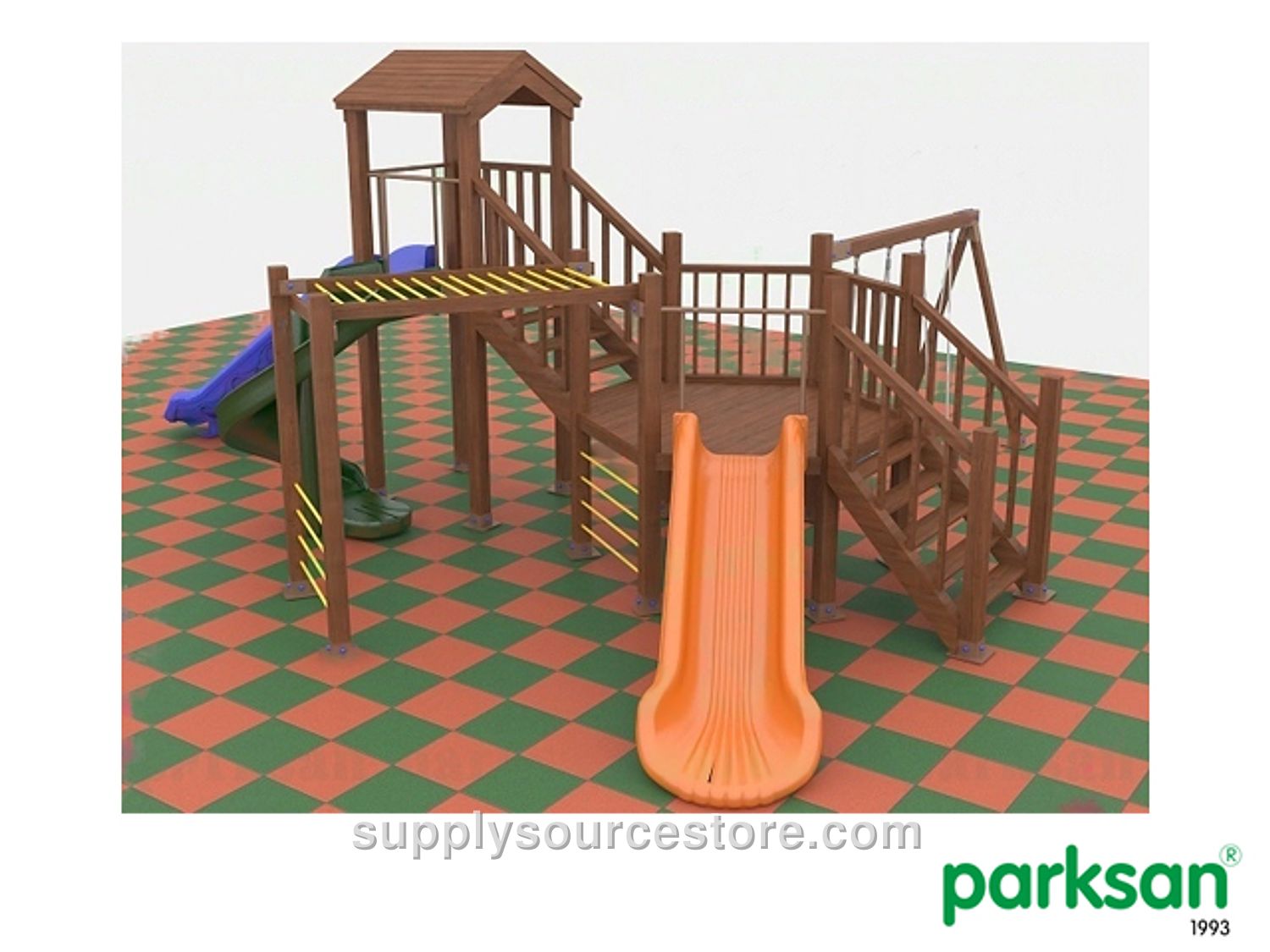 51508 – Wooden Children Playground (Eco Series)