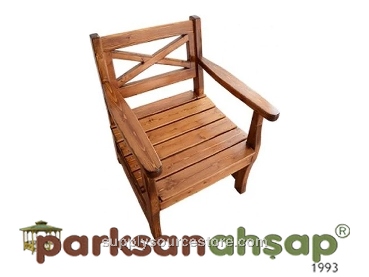 Wood – Wooden Garden Bench 68(L)x50(W)x88(H)