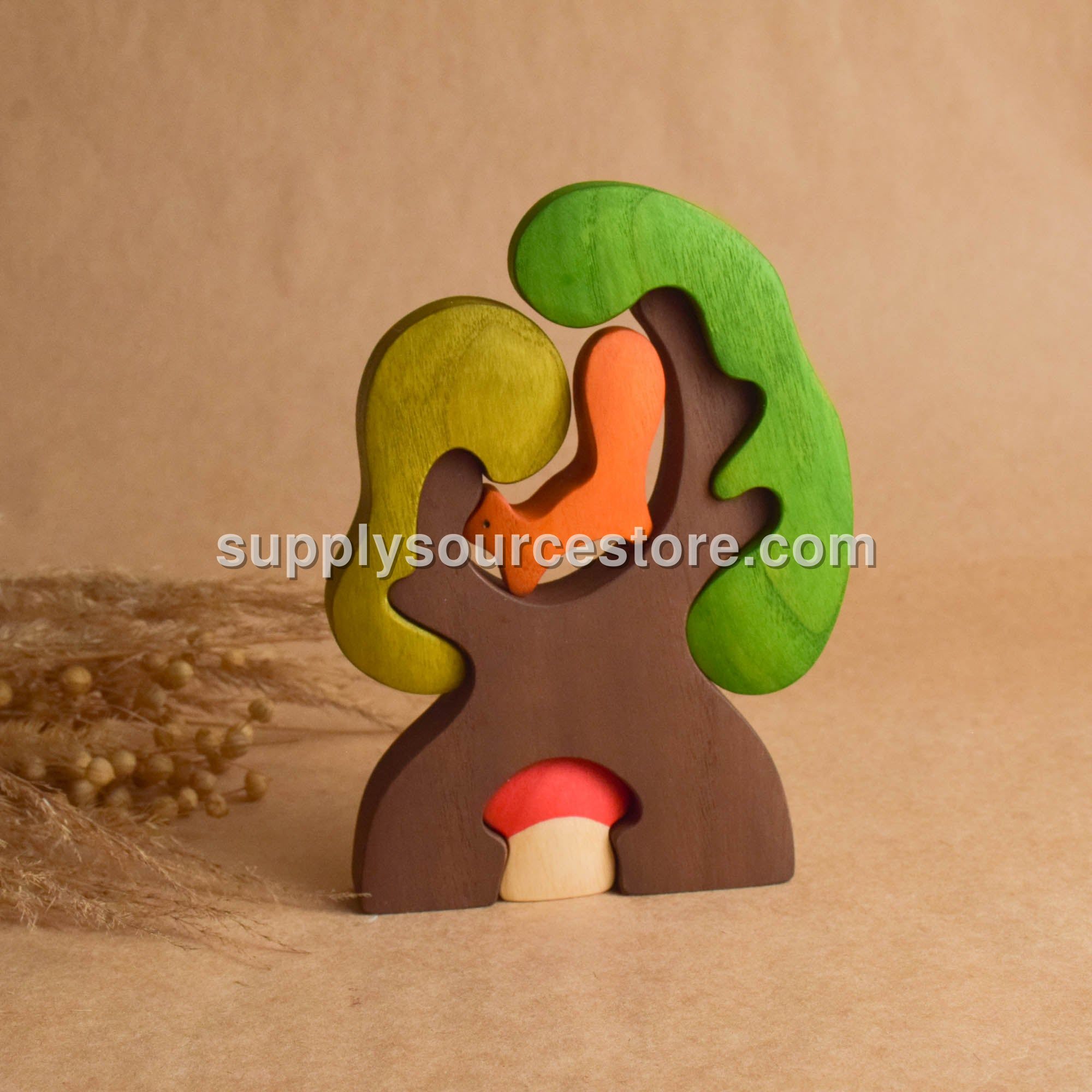 Squirrel with mushroom