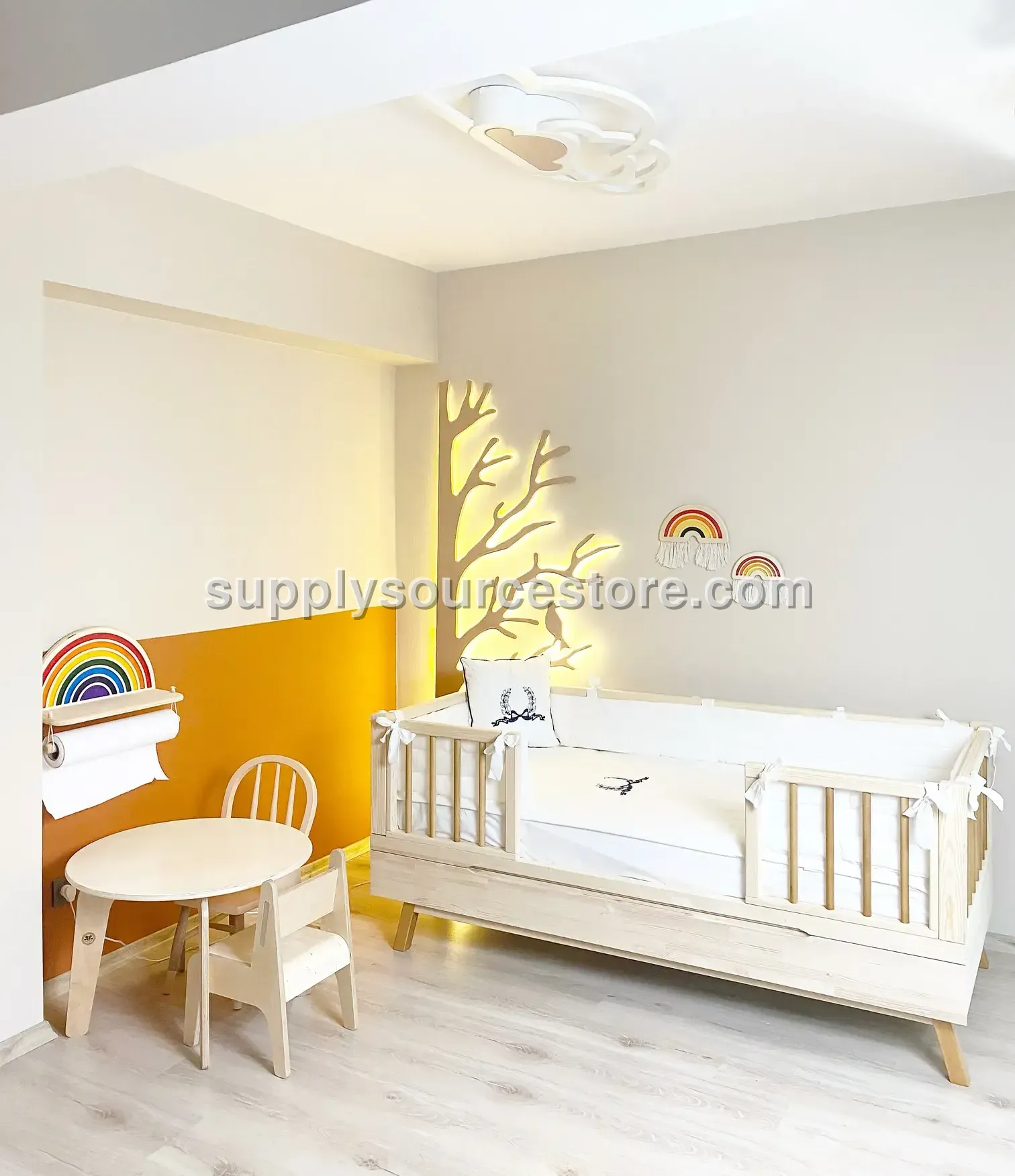 TREE BRANCH Solid Wood Montessori Bed