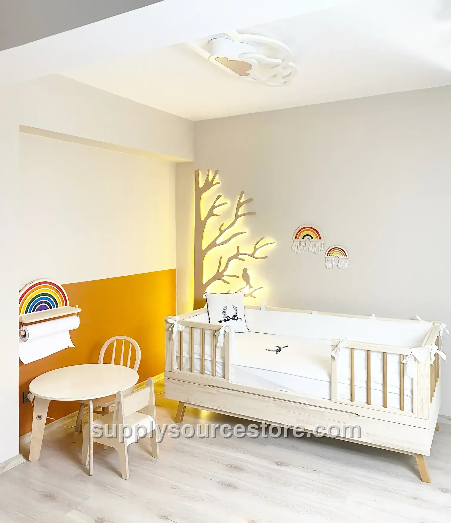 Solid Wood Montessori Bed