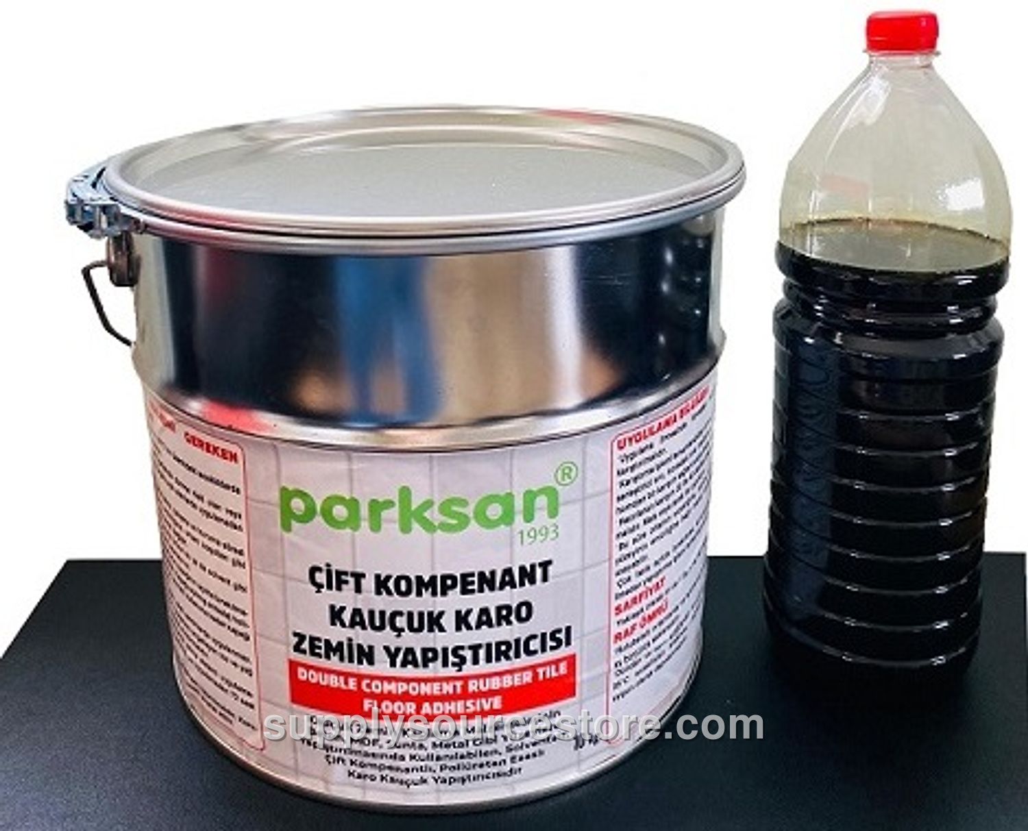Dual Component Rubber Tile Flooring Adhesive (10 kg (22 lb))