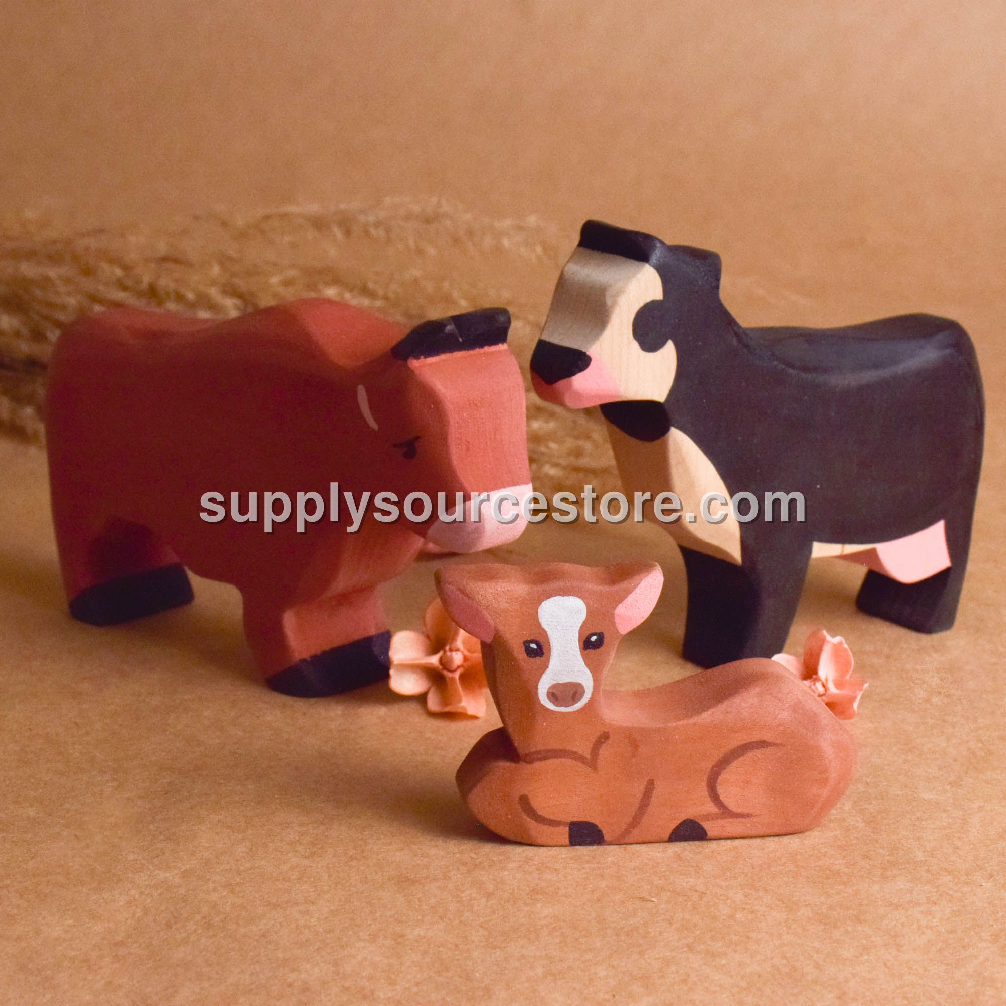 Cow, Bull and Calf