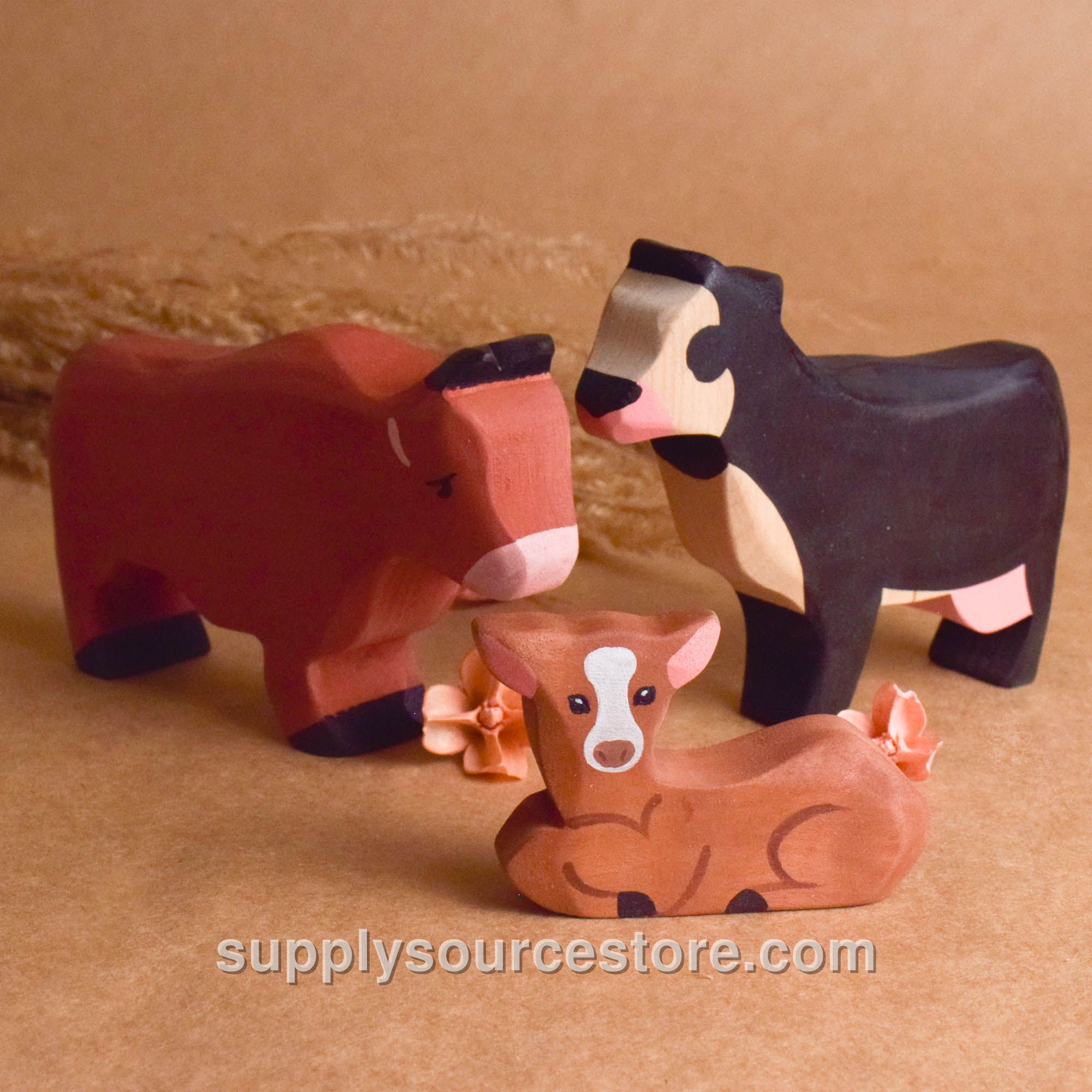 Cow, Bull and Calf