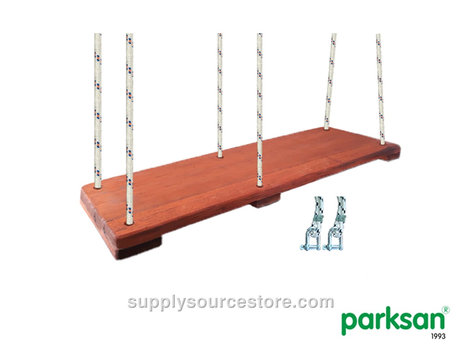 Dual Wooden Swing Seat – For Children and Adults