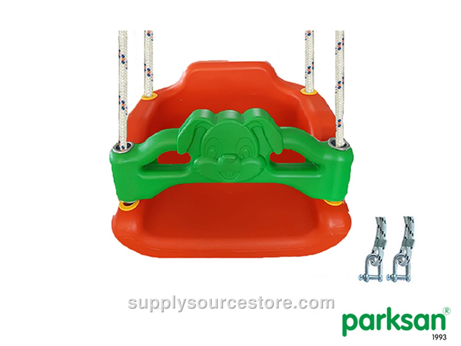 52231/B – Protected Swing Seat with Metal Pipe Rope