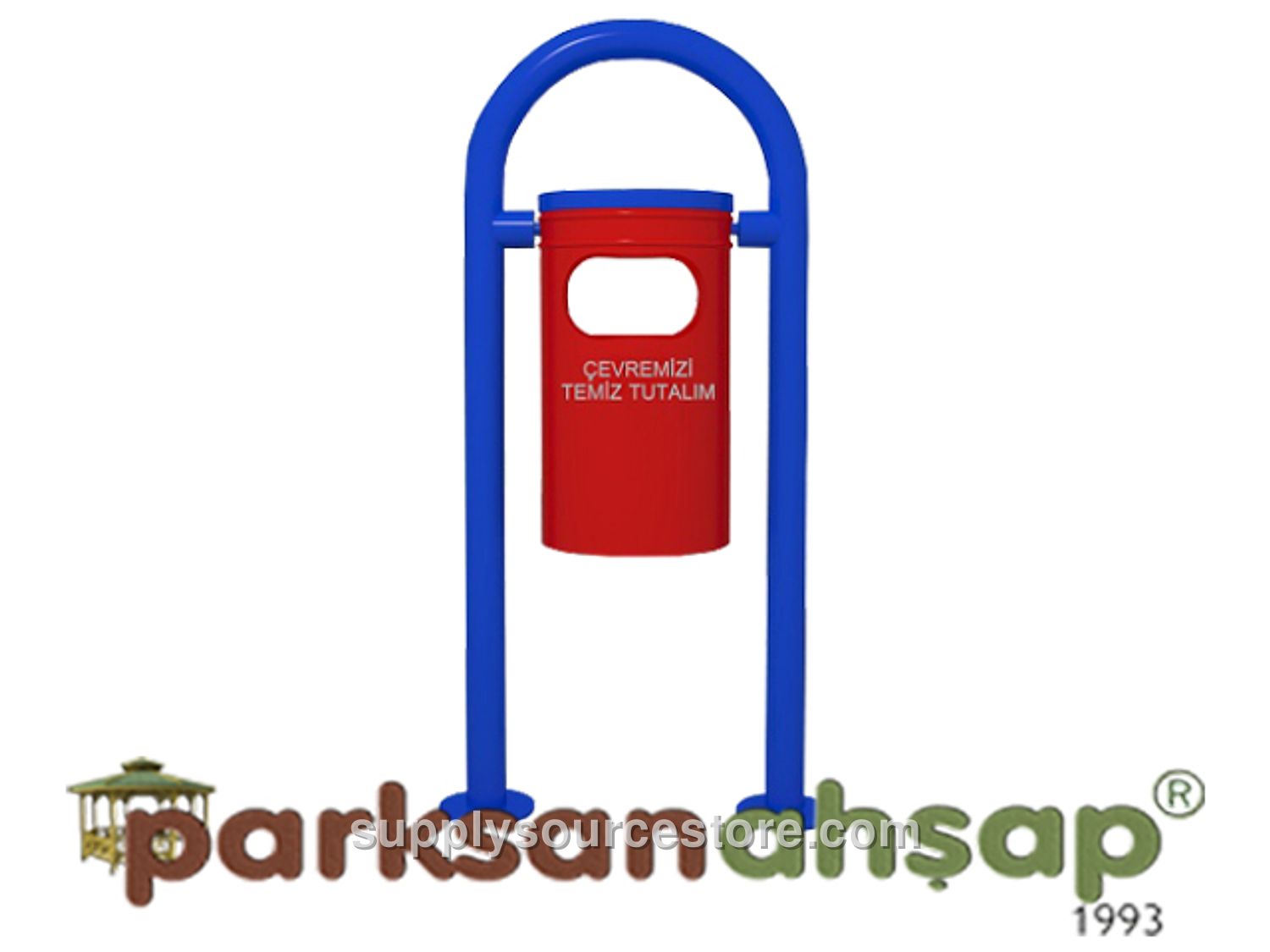 Outdoor Metal Litter Bin