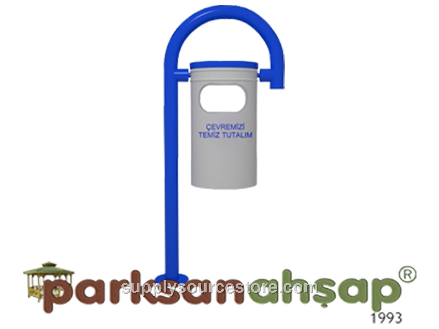 Wood – Outdoor Metal Litter Bin