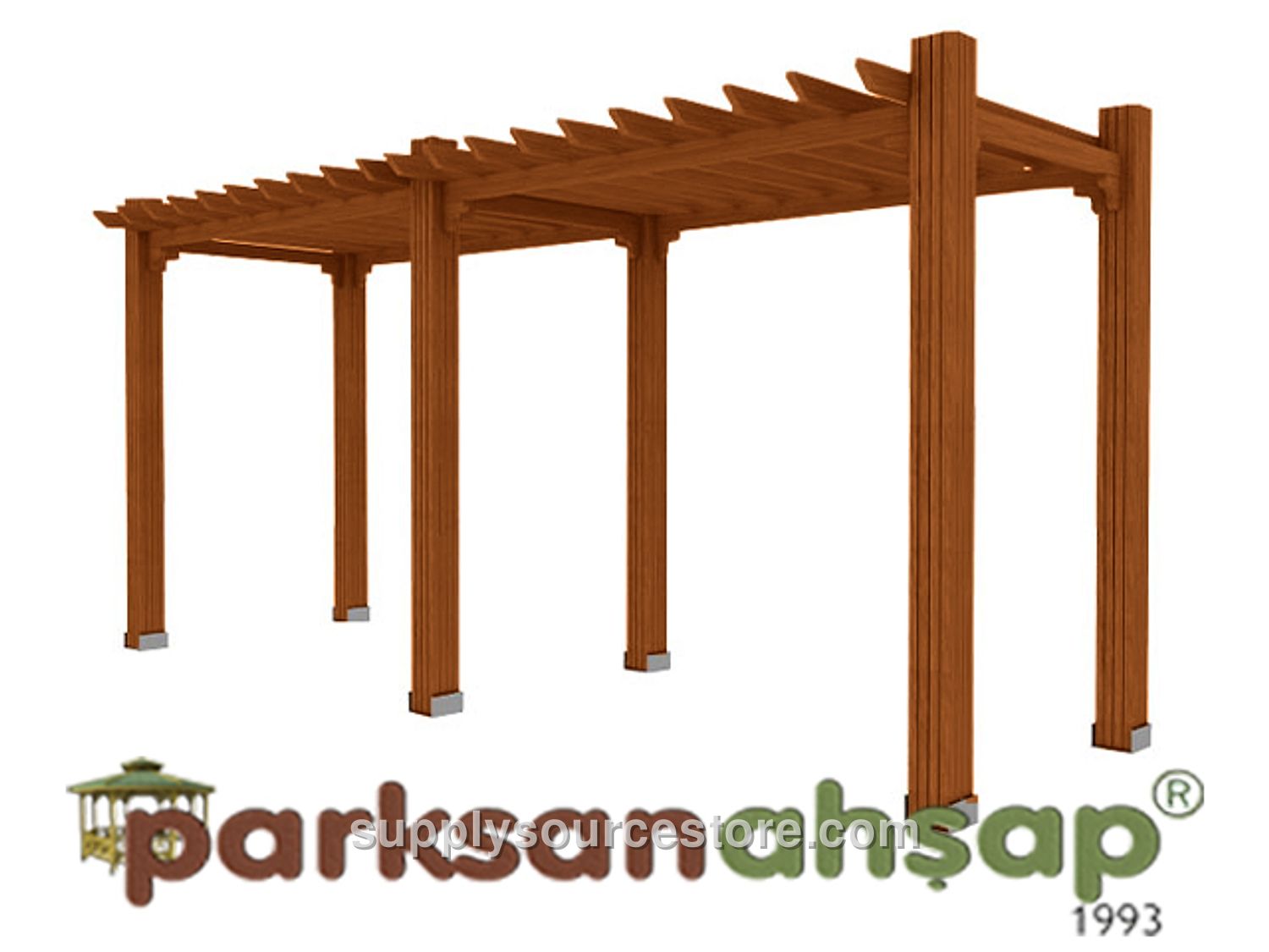Wooden Pergola 200(L)×1000(W)×250(H)