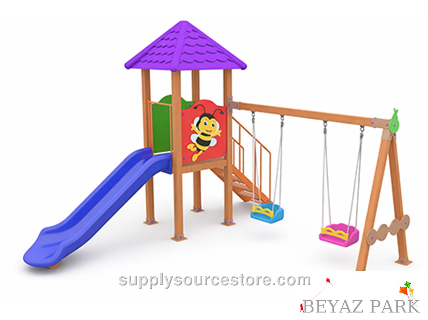 Wooden Series Kids Playground